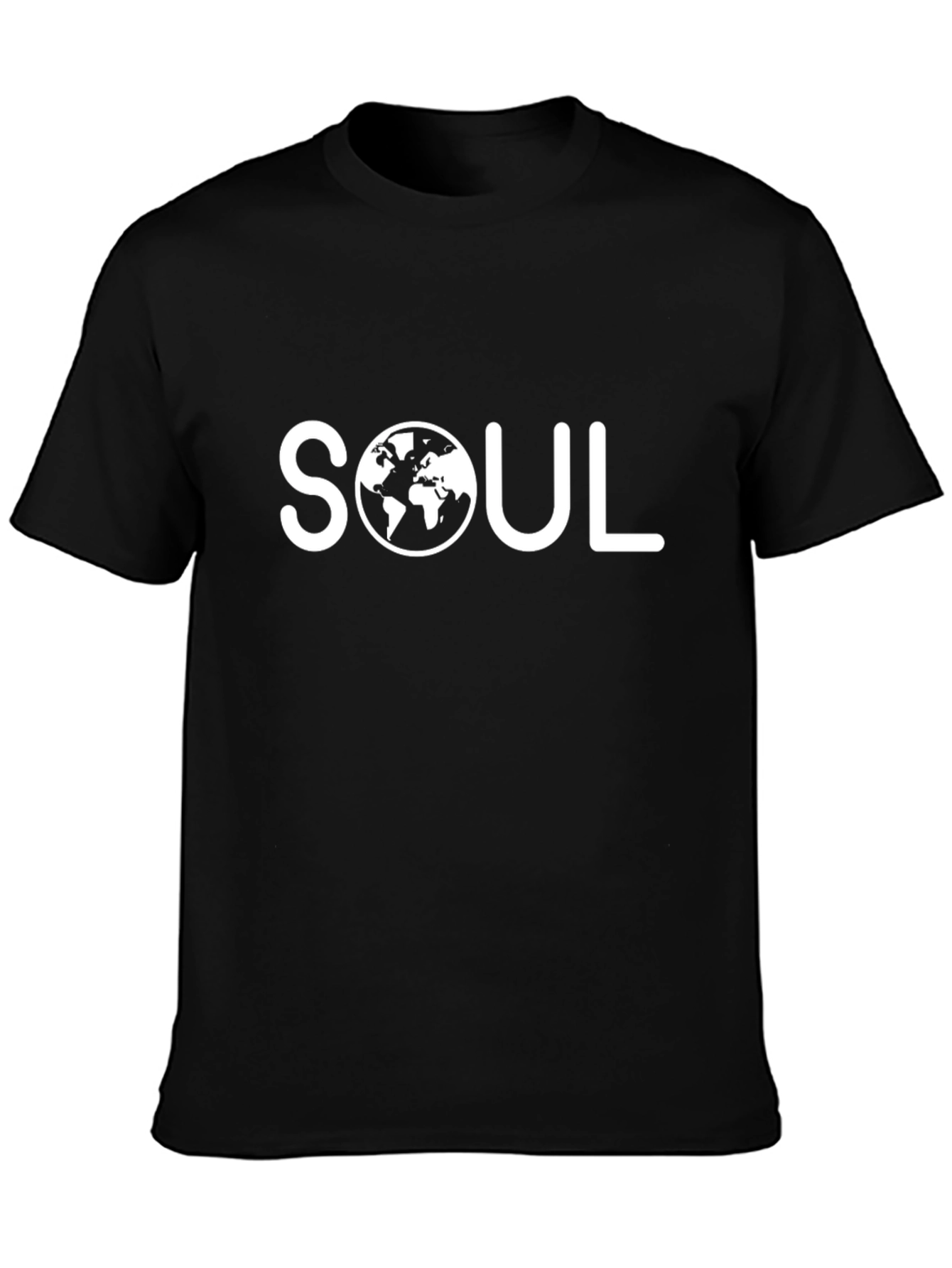 Black Soul Earth Graphic Tee - Black view 3