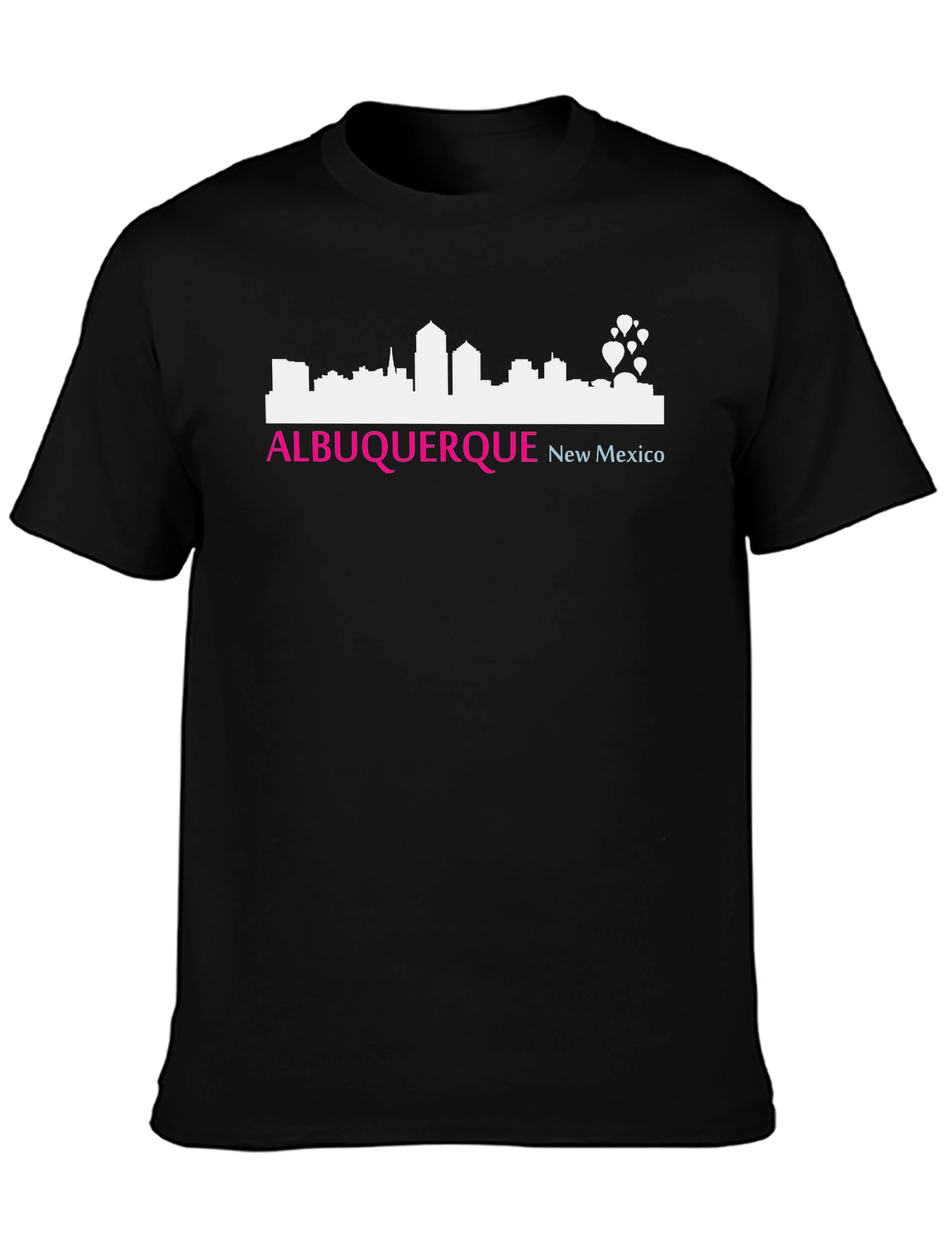 Albuquerque New Mexico Skyline Graphic T-Shirt - 3