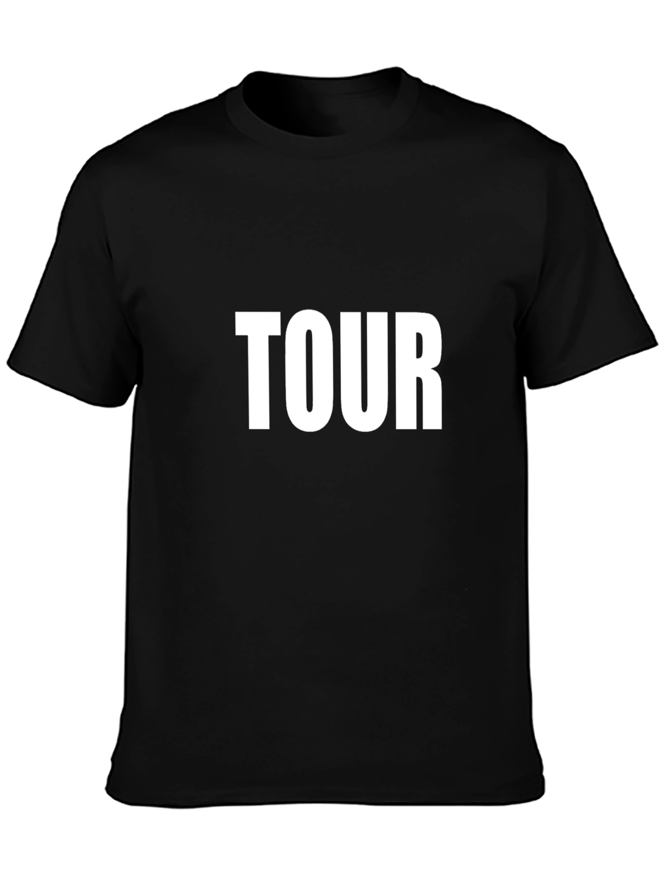 Black Men's Black Tour T-Shirt view 3