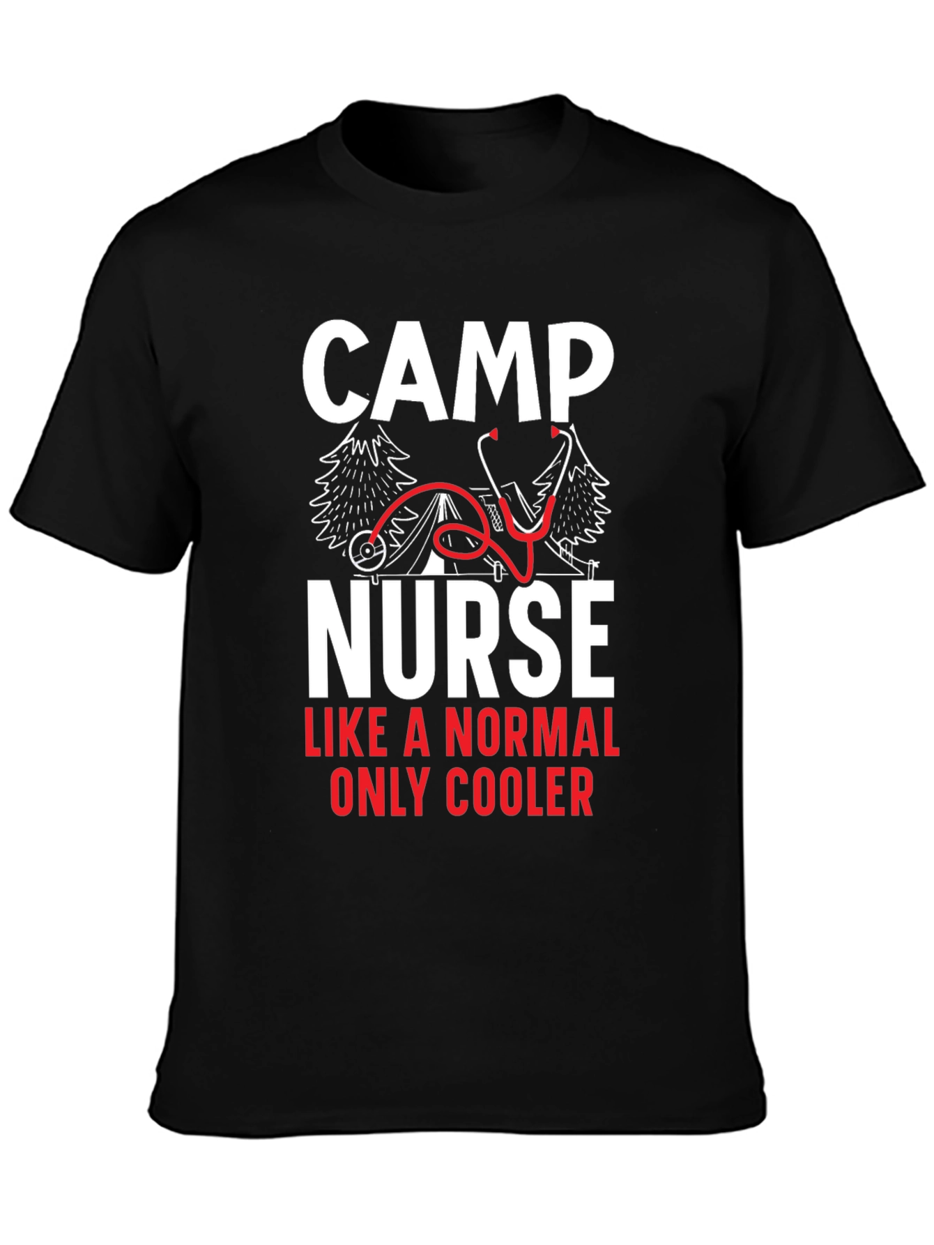 Camp Nurse Graphic T-Shirt for Medical Professionals - 3