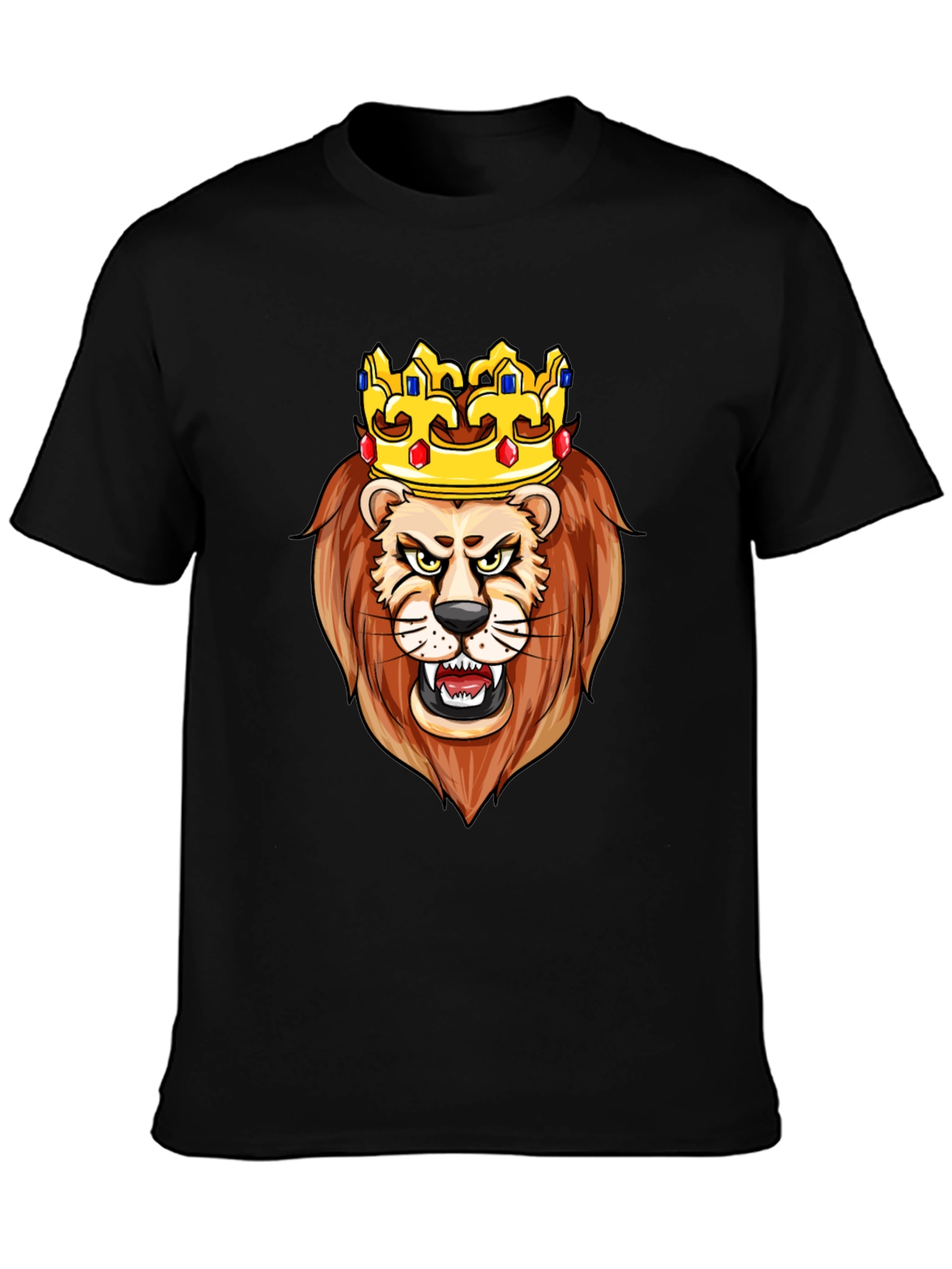Black Lion King Graphic T-Shirt view 3