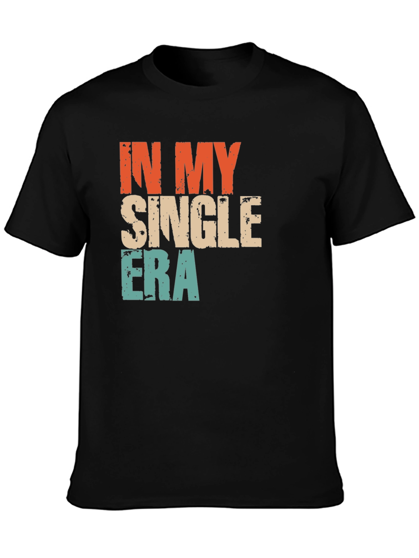Black In My Single Era Graphic T-Shirt view 3