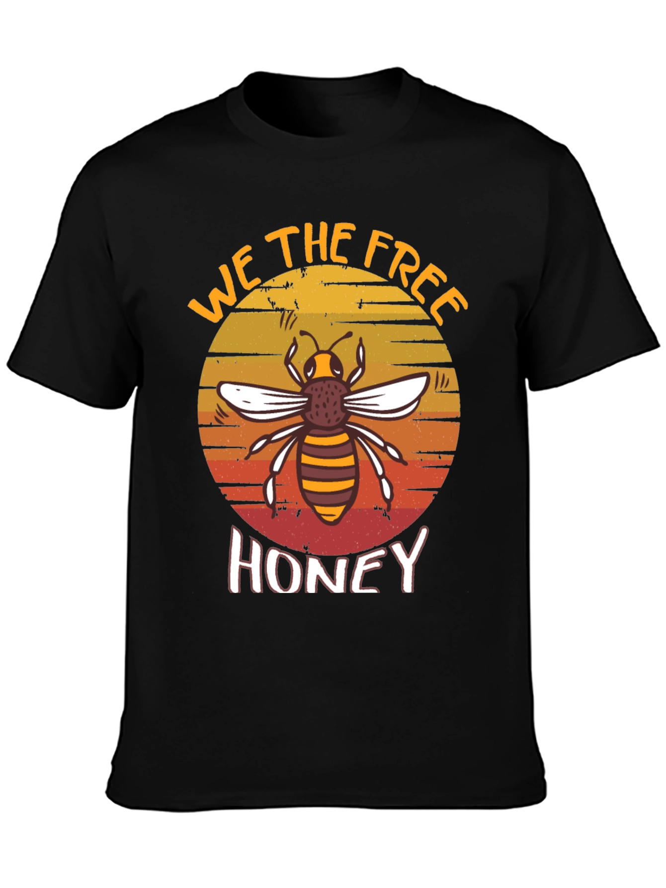 Black We the Free Honey Bee Graphic Tee view 3