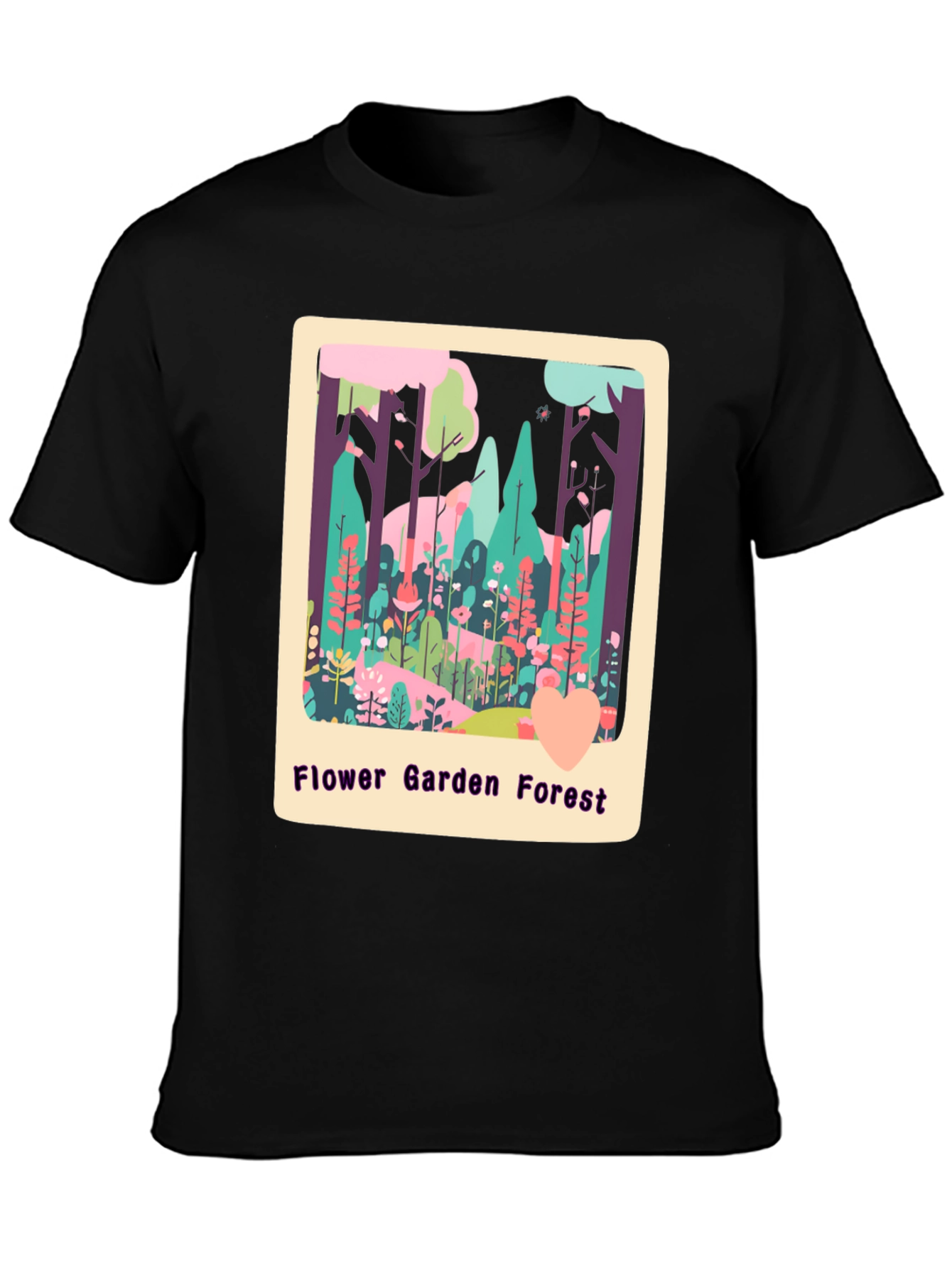 Flower Garden Forest Graphic Tee - 3