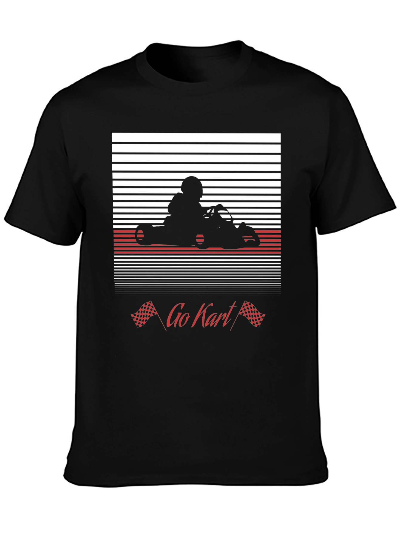 Go Kart Silhouette T-Shirt - 3