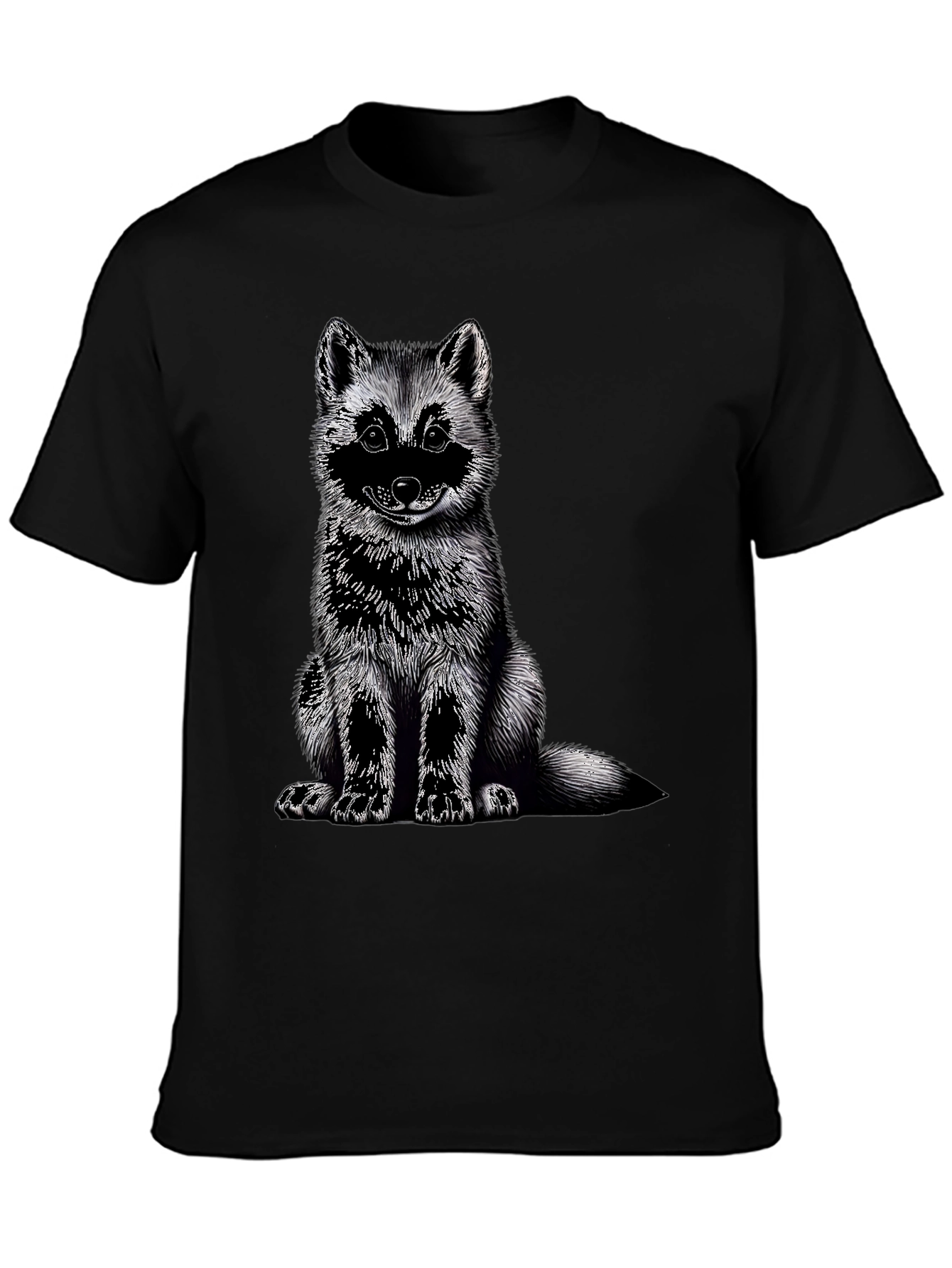 Cute Raccoon Graphic Print T-Shirt - Soft & Stylish - 3