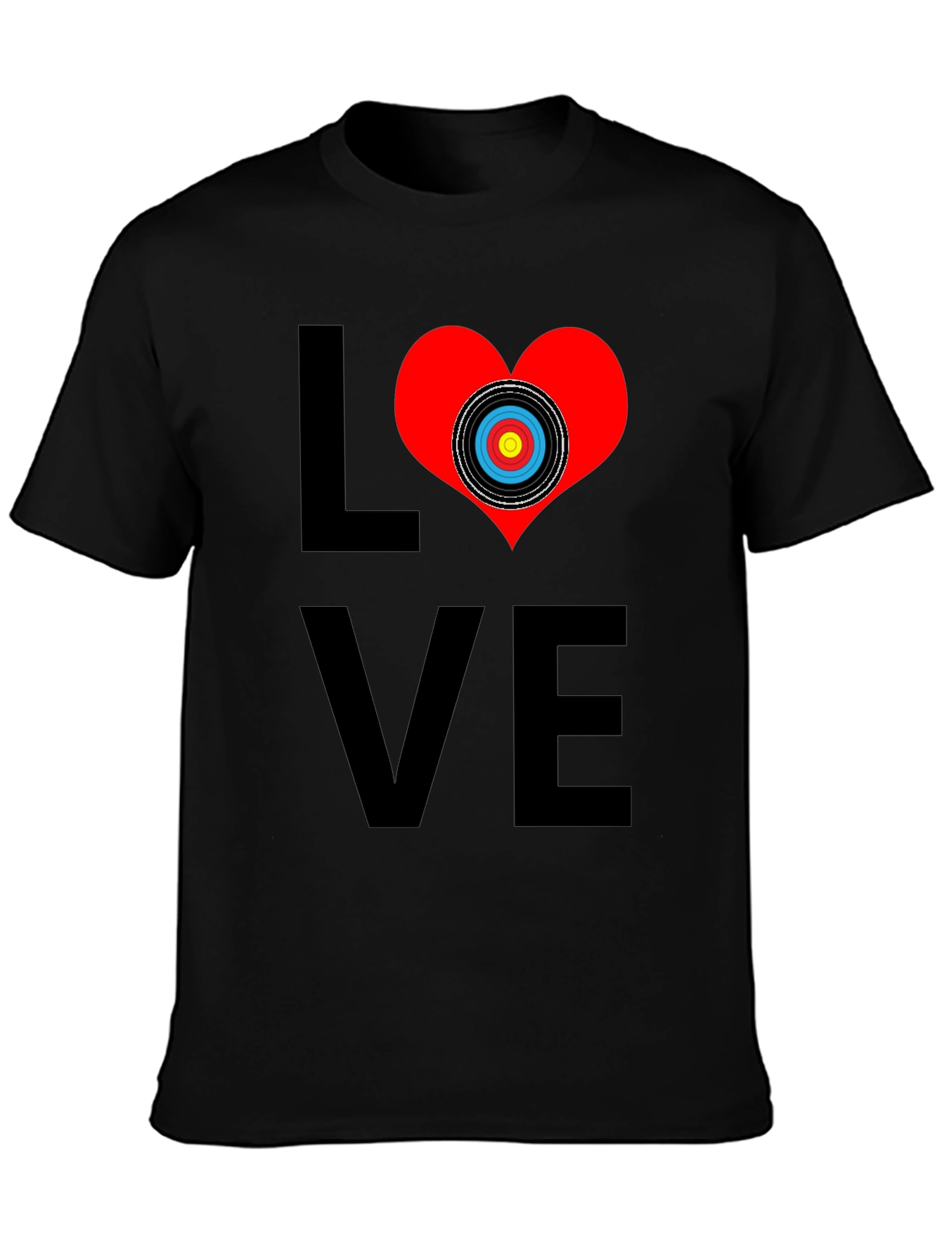 Black Archery Love T-Shirt view 3