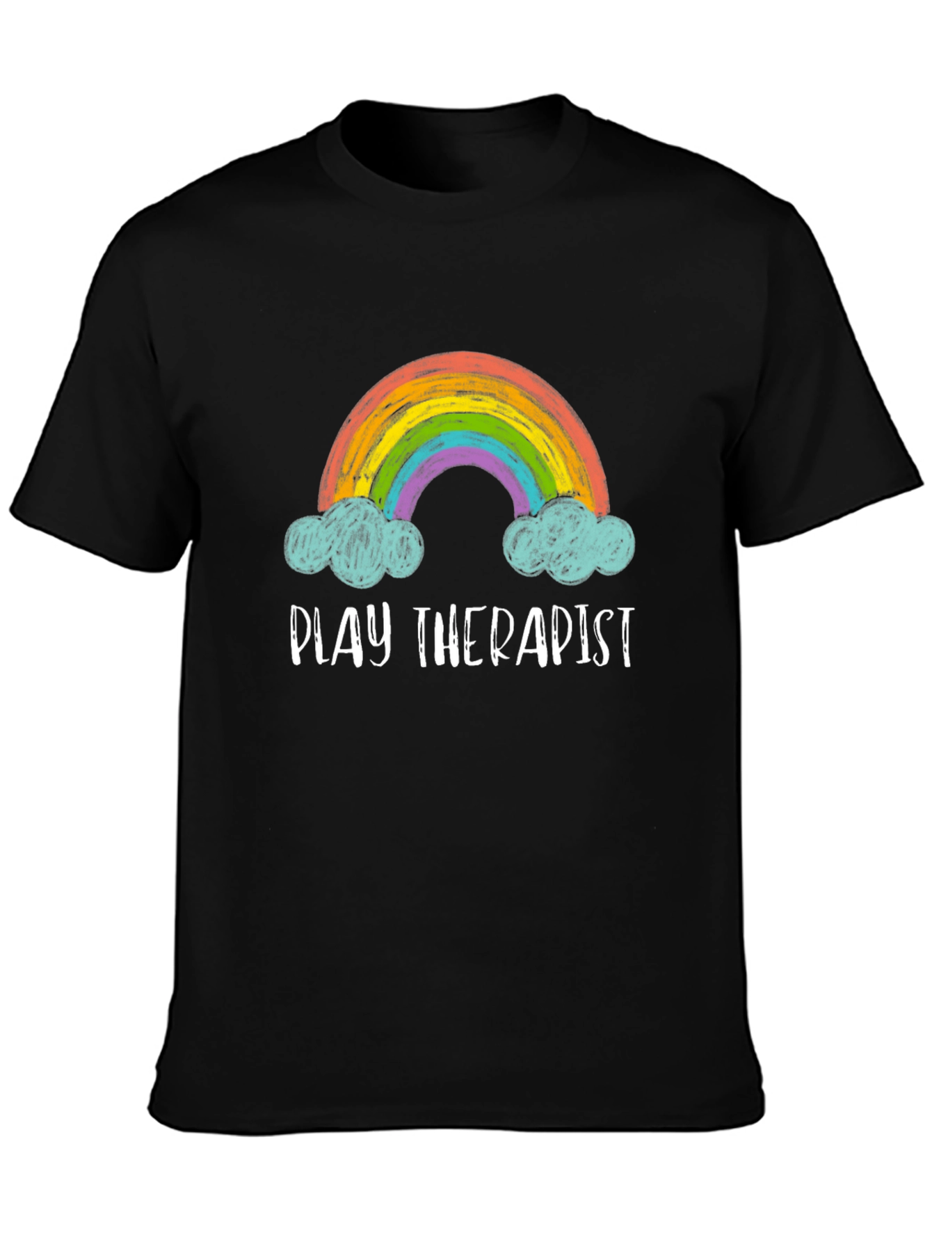 Play Therapist Rainbow Graphic Tee - 3
