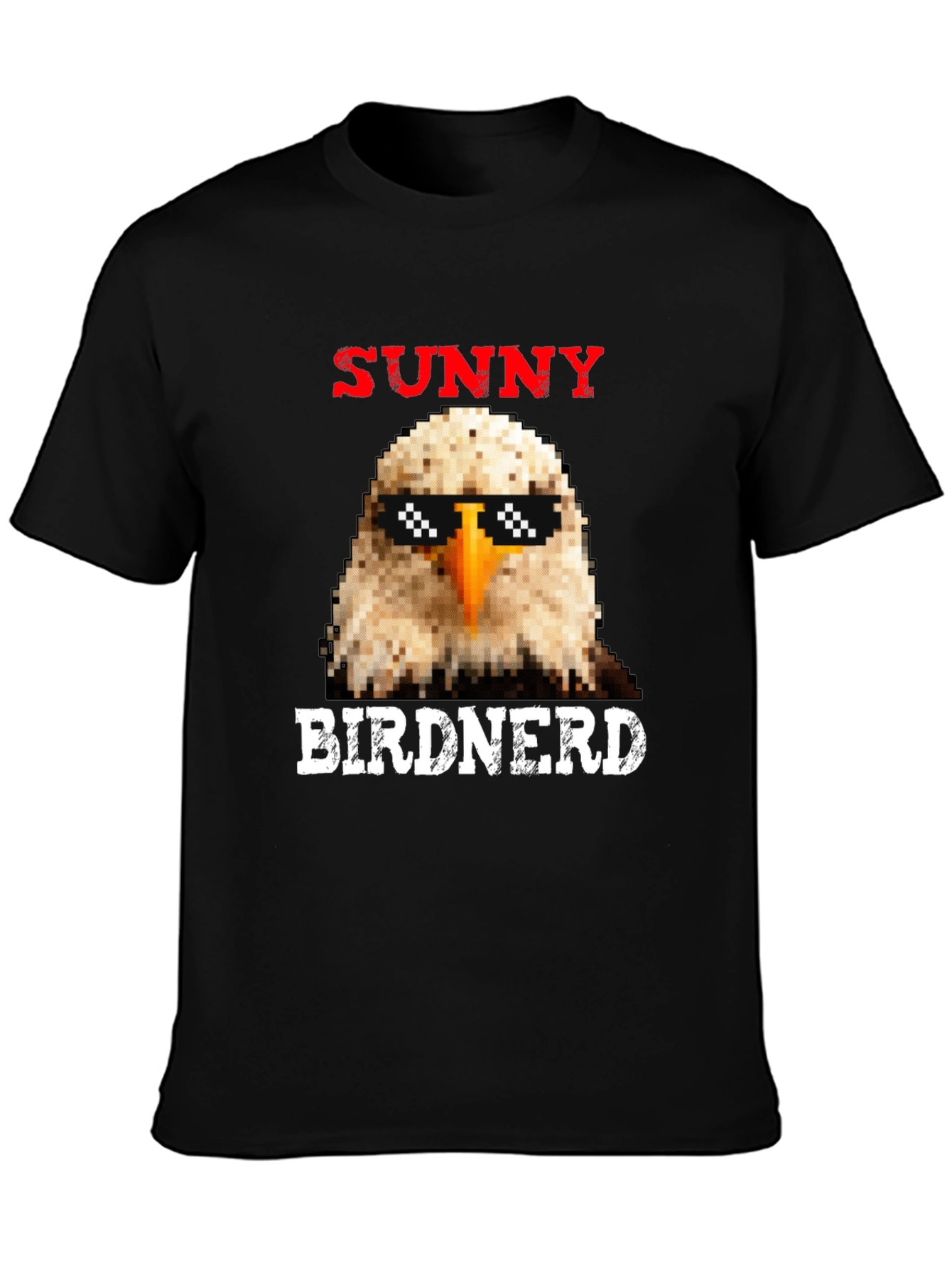 Black Sunny BirdNerd Eagle Graphic Tee view 3