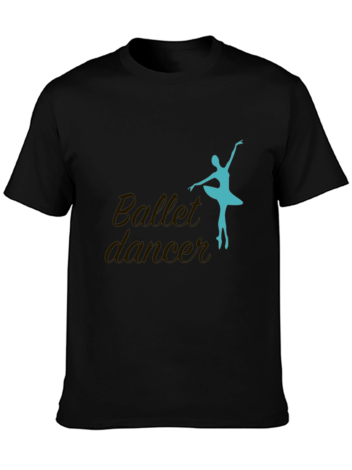 Black Ballet Dancer Graphic Tee - Stylish Comfort view 3