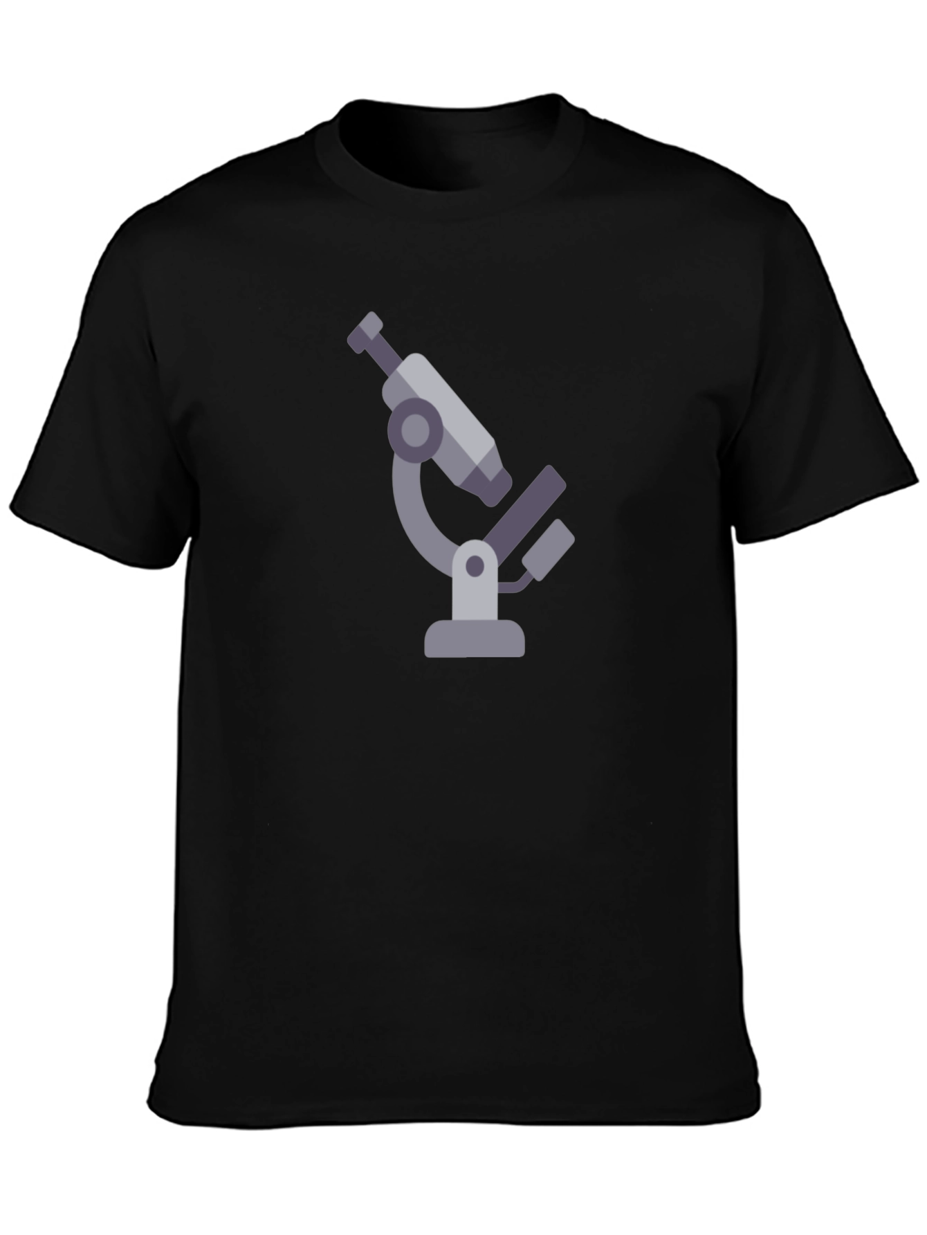 Black Microscope Graphic Tee - Science Lover's Apparel view 3