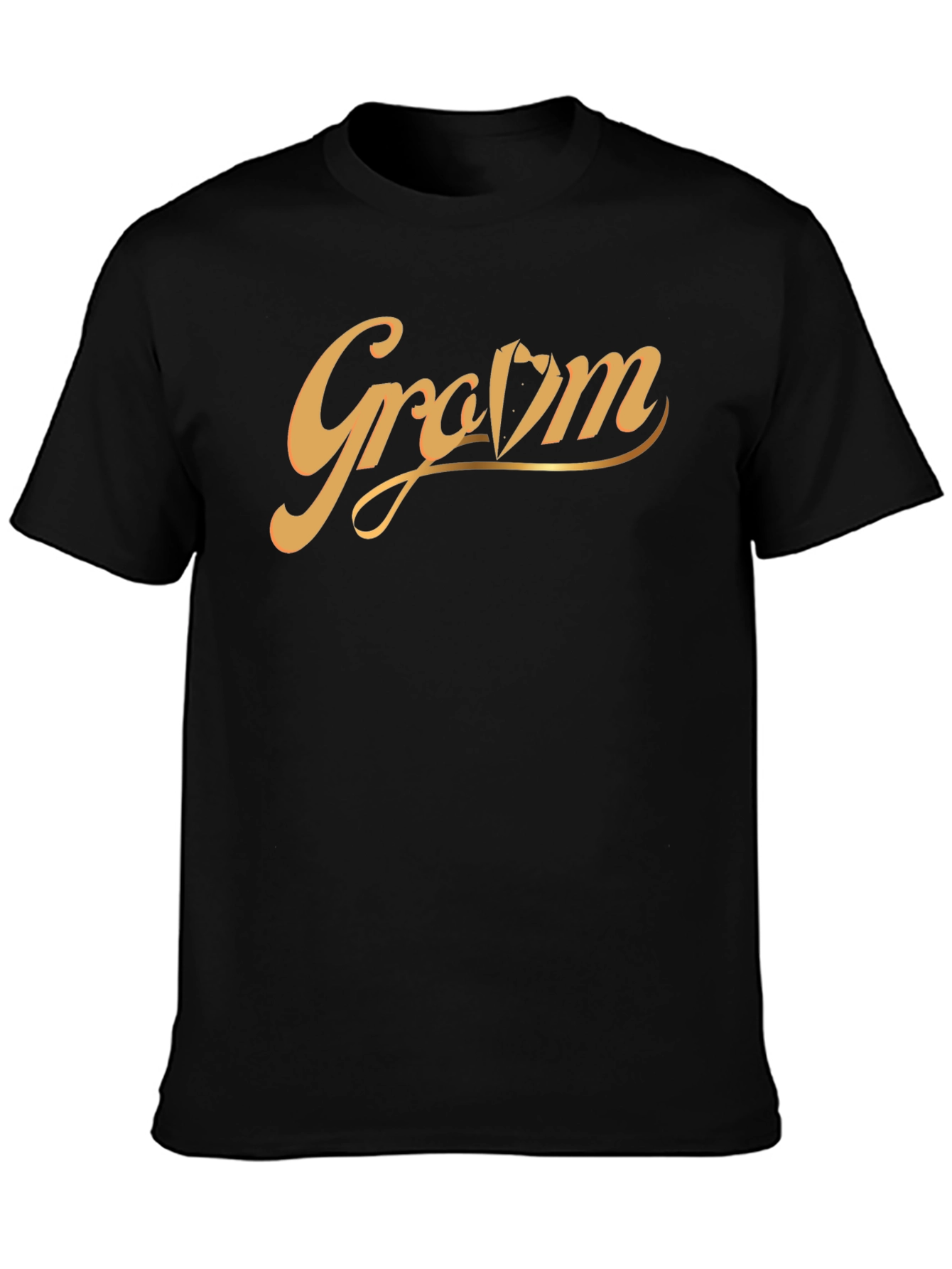 Black Groom Diamond Graphic Tee - Black view 3