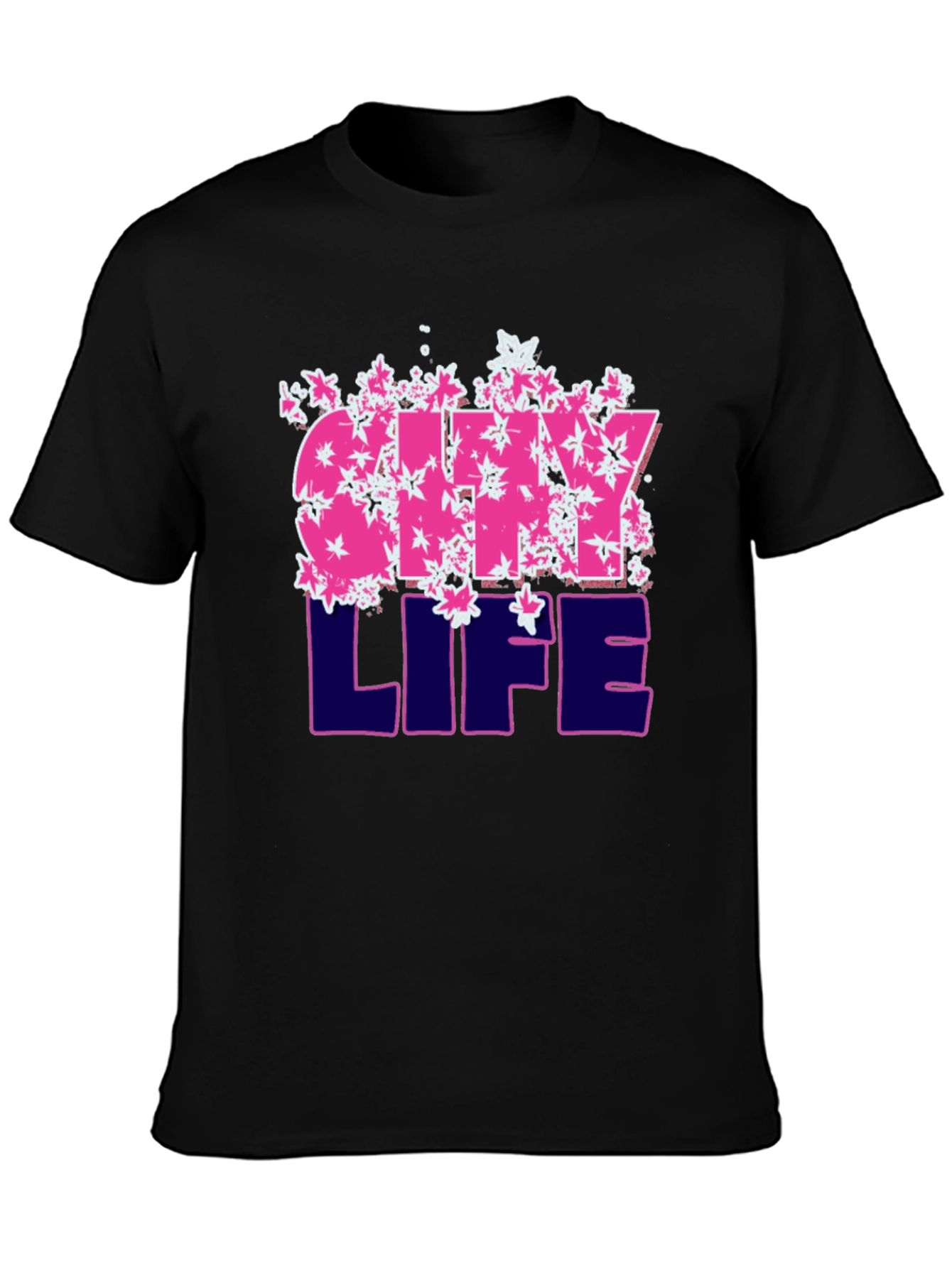 Black City Life Graphic T-Shirt - Urban Style view 3