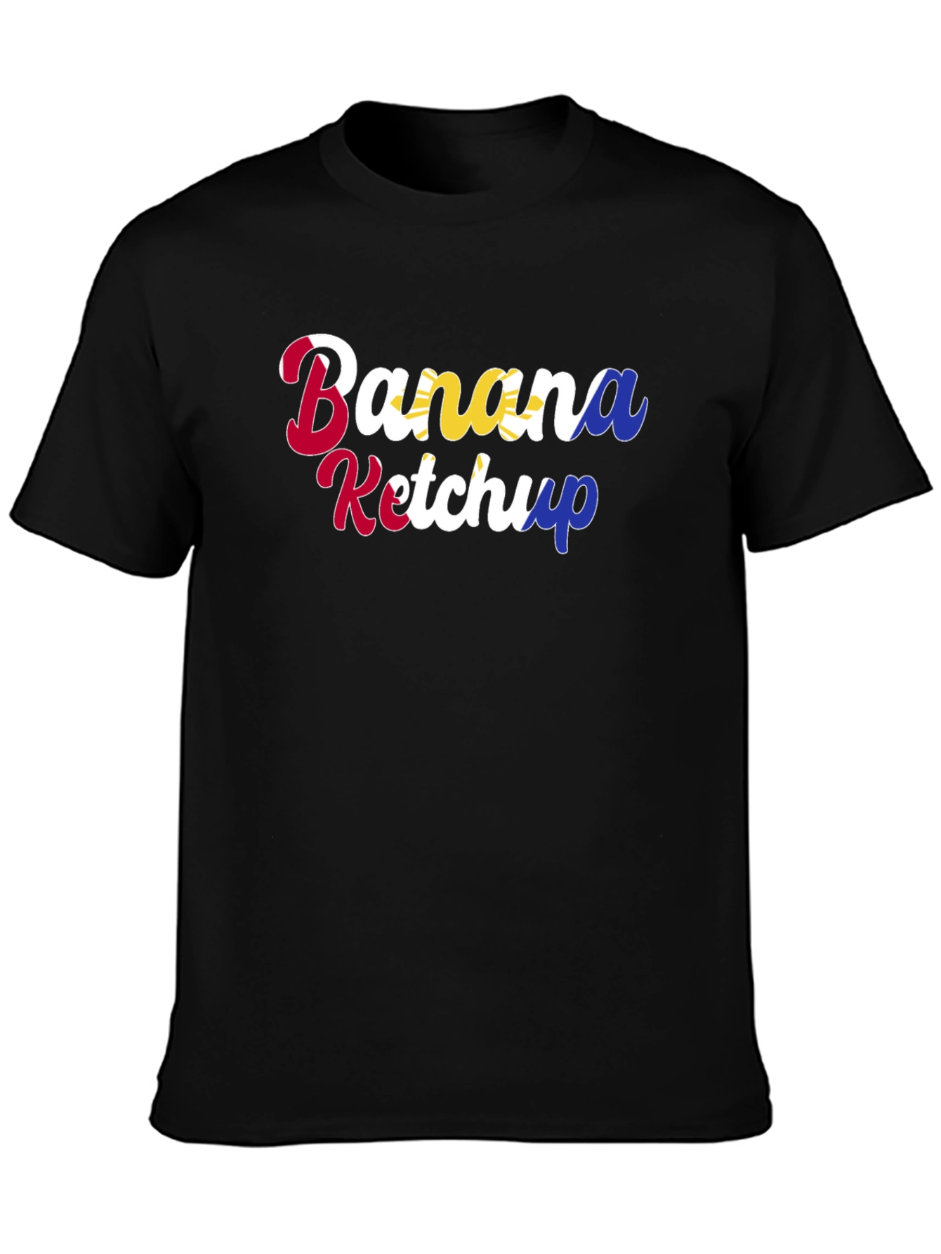 Black Banana Ketchup Graphic Tee - Unique Foodie T-Shirt view 3