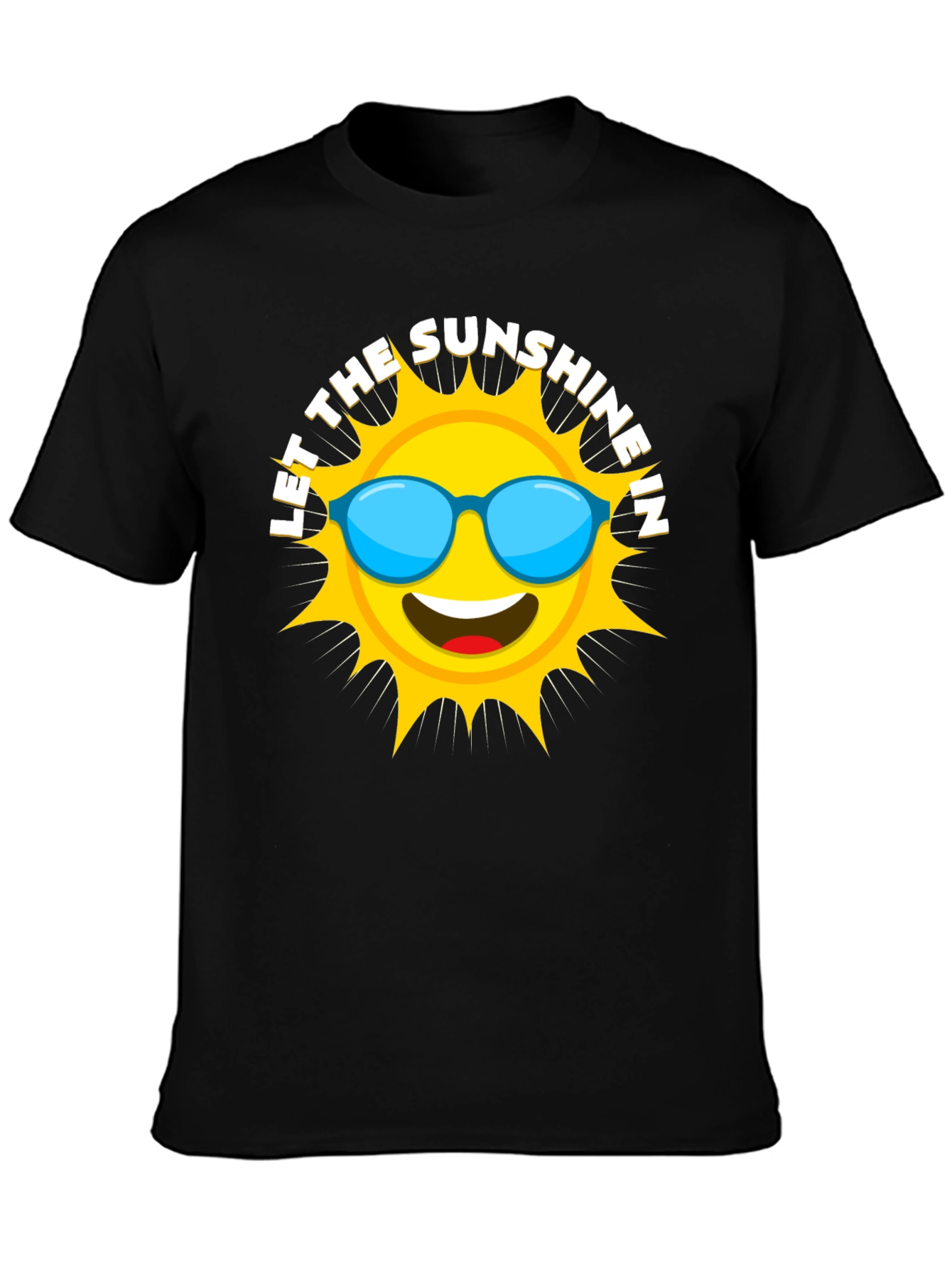 Black Sunshine Graphic Tee - Let the Sunshine In! view 3