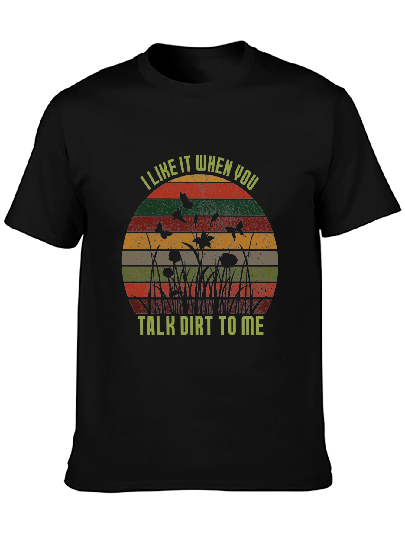 Black Talk Dirt To Me Graphic Tee view 3