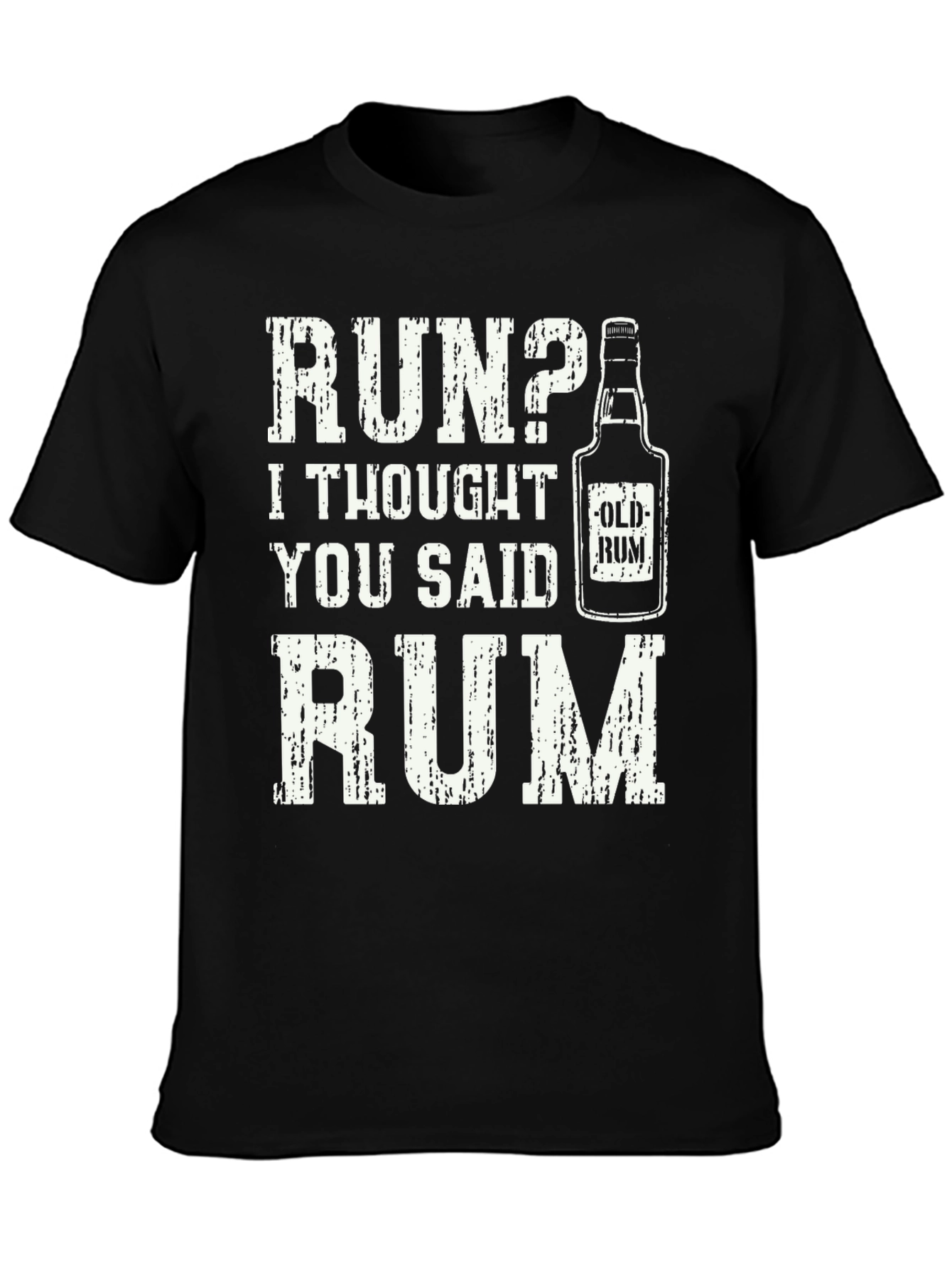 Black Run? I Thought You Said Rum T-Shirt view 3