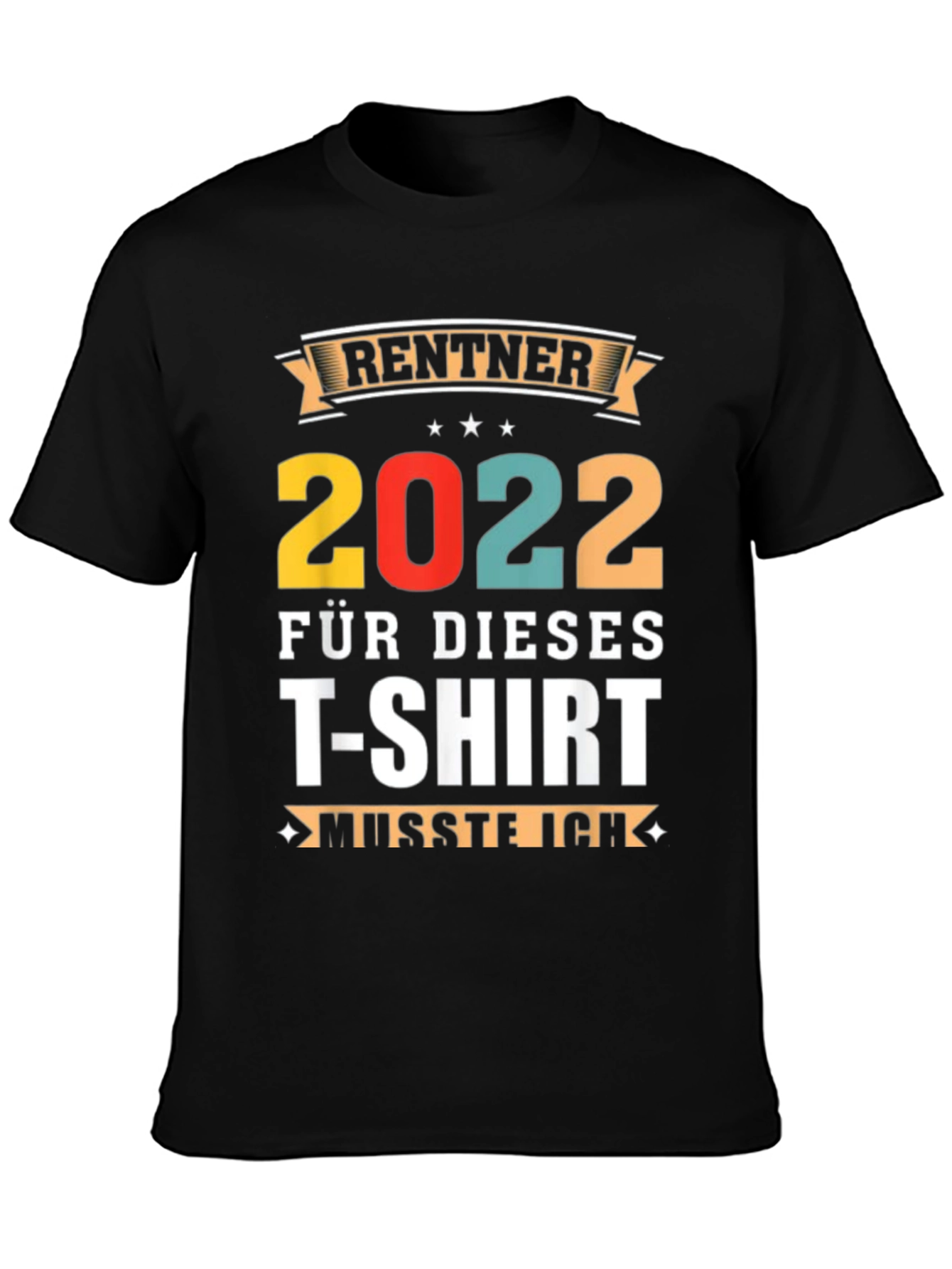 Black Retirement 2022 T-Shirt - "I Had To" Funny Design view 3