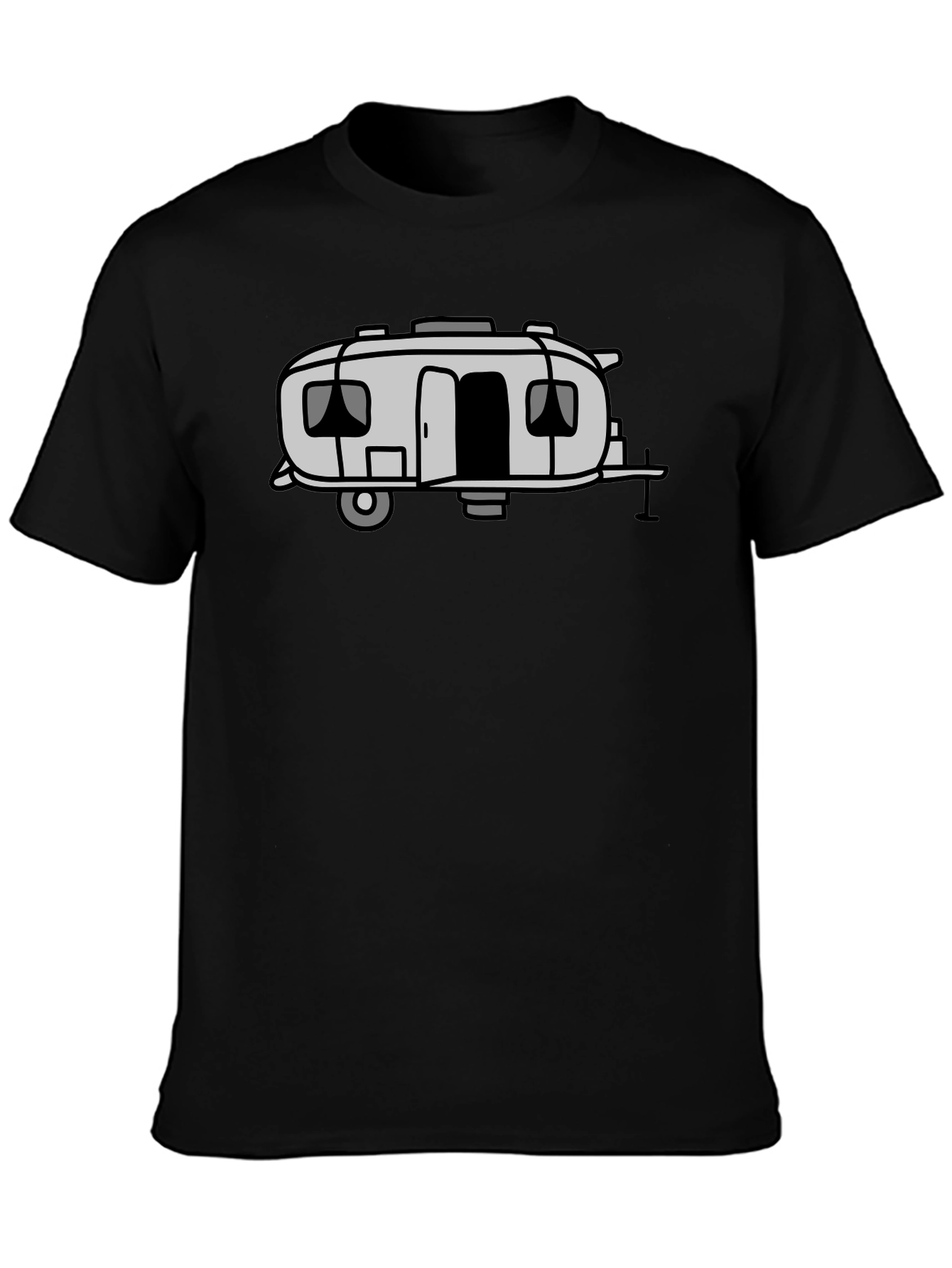 Retro Camper Graphic Tee - Black - 3