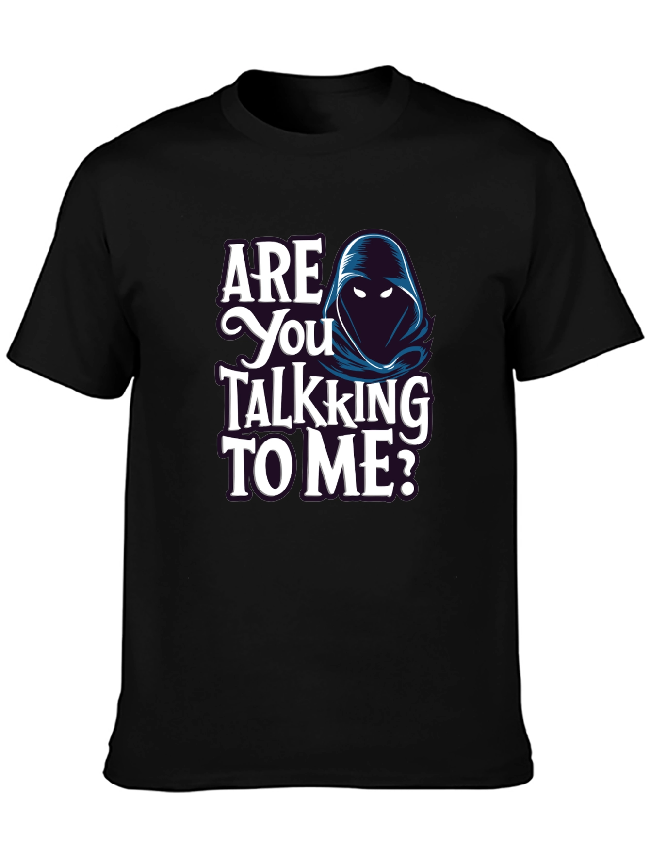 Black Are You Talking to Me? Graphic T-Shirt view 3