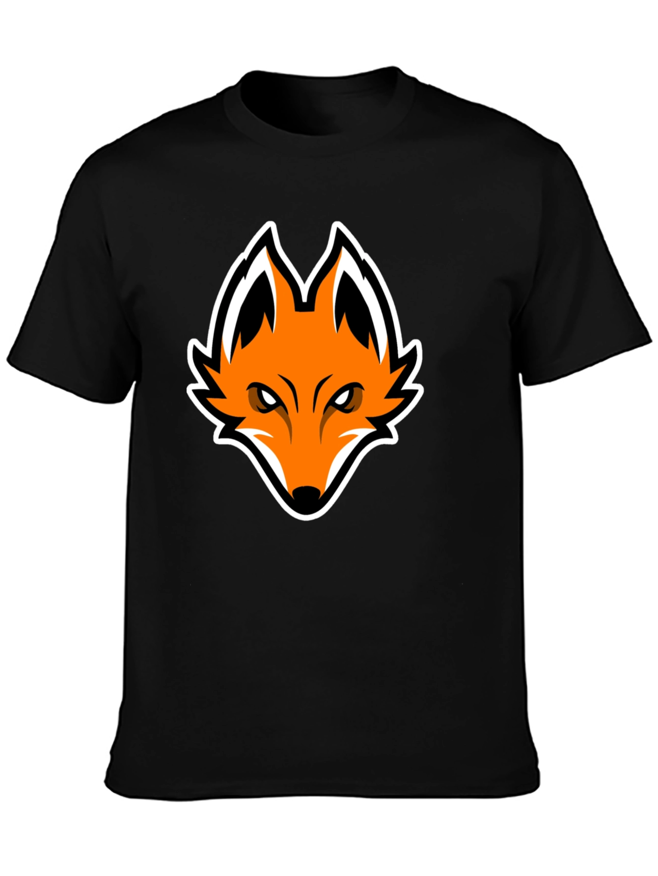 Black Fox Graphic Black T-Shirt view 3