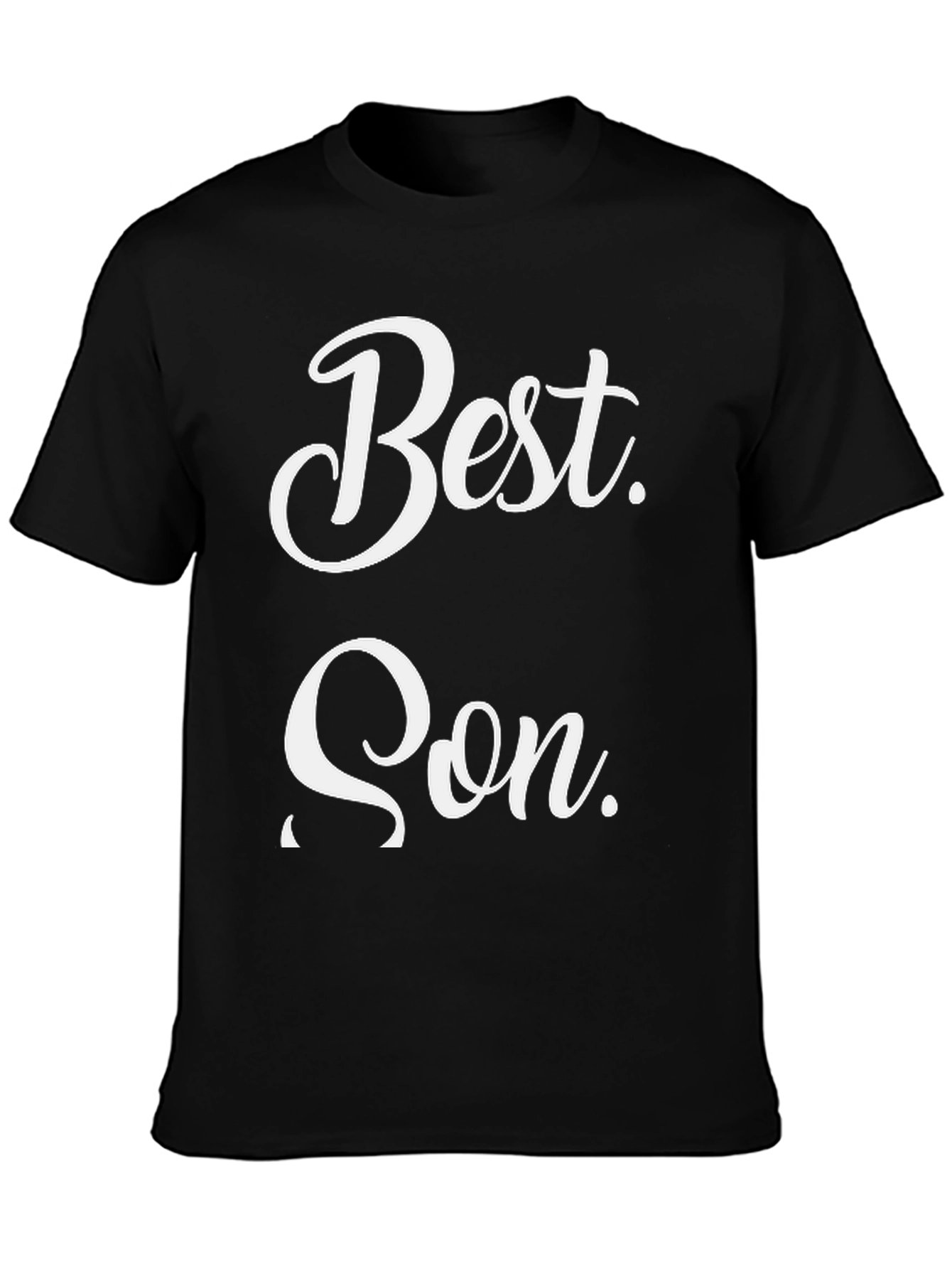 Black Best Son Graphic T-Shirt - Stylish Cotton Blend Tee view 3