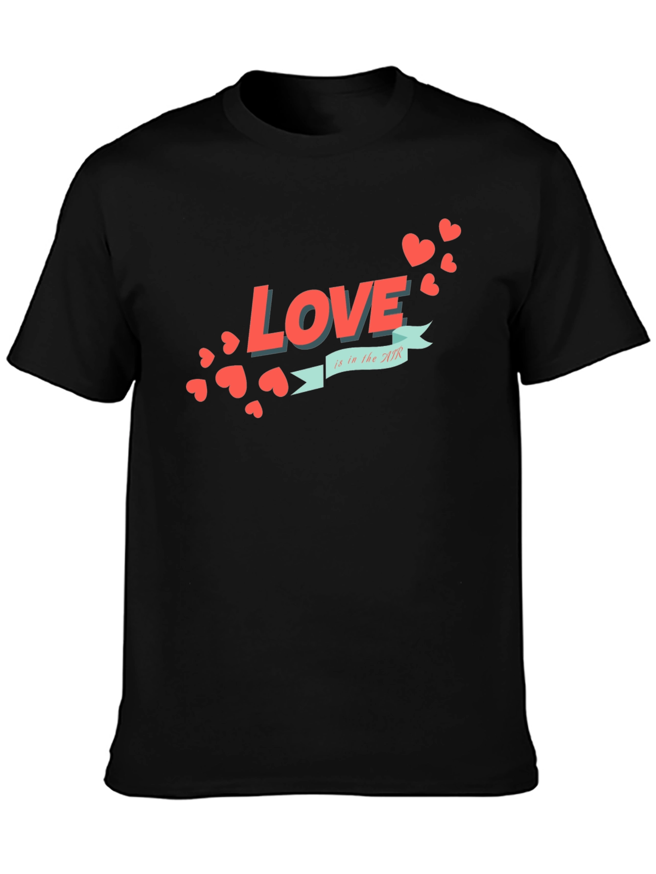 Black Love is in the Air Graphic Tee view 3