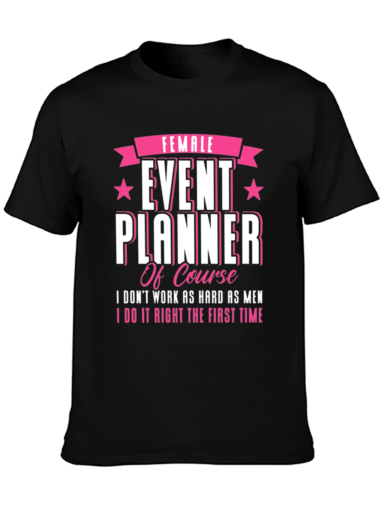 Black Female Event Planner T-Shirt: Stylish & Confident view 3