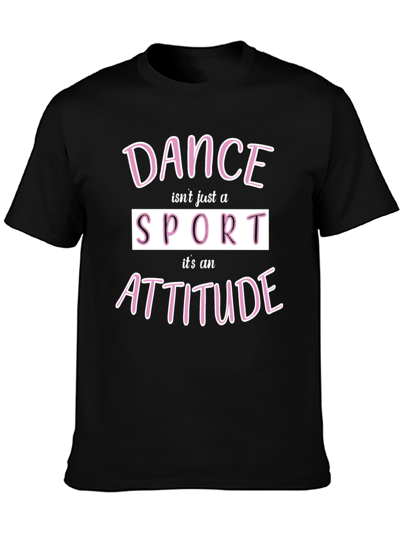 Black Dance is an Attitude Graphic Tee view 3