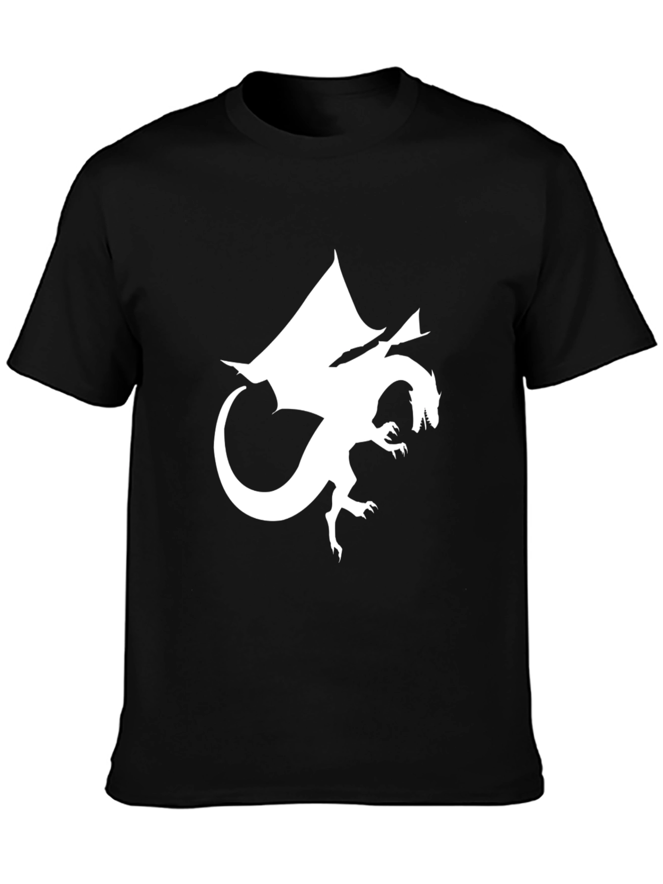 Black Dragon Graphic T-Shirt - Black Tee view 3
