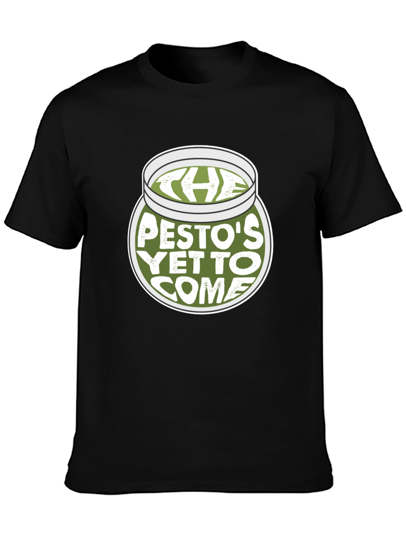 Black Pesto's Yet to Come T-Shirt - Novelty Graphic Tee view 3