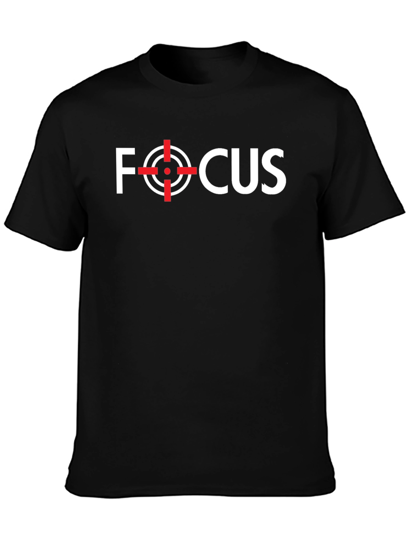 Black Focus Graphic Tee - Mens Black T-Shirt view 3