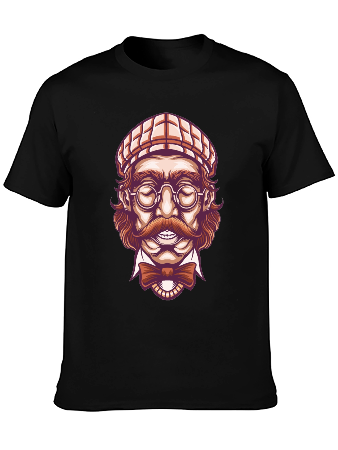 Black Gentleman Graphic Tee - Vintage Style view 3