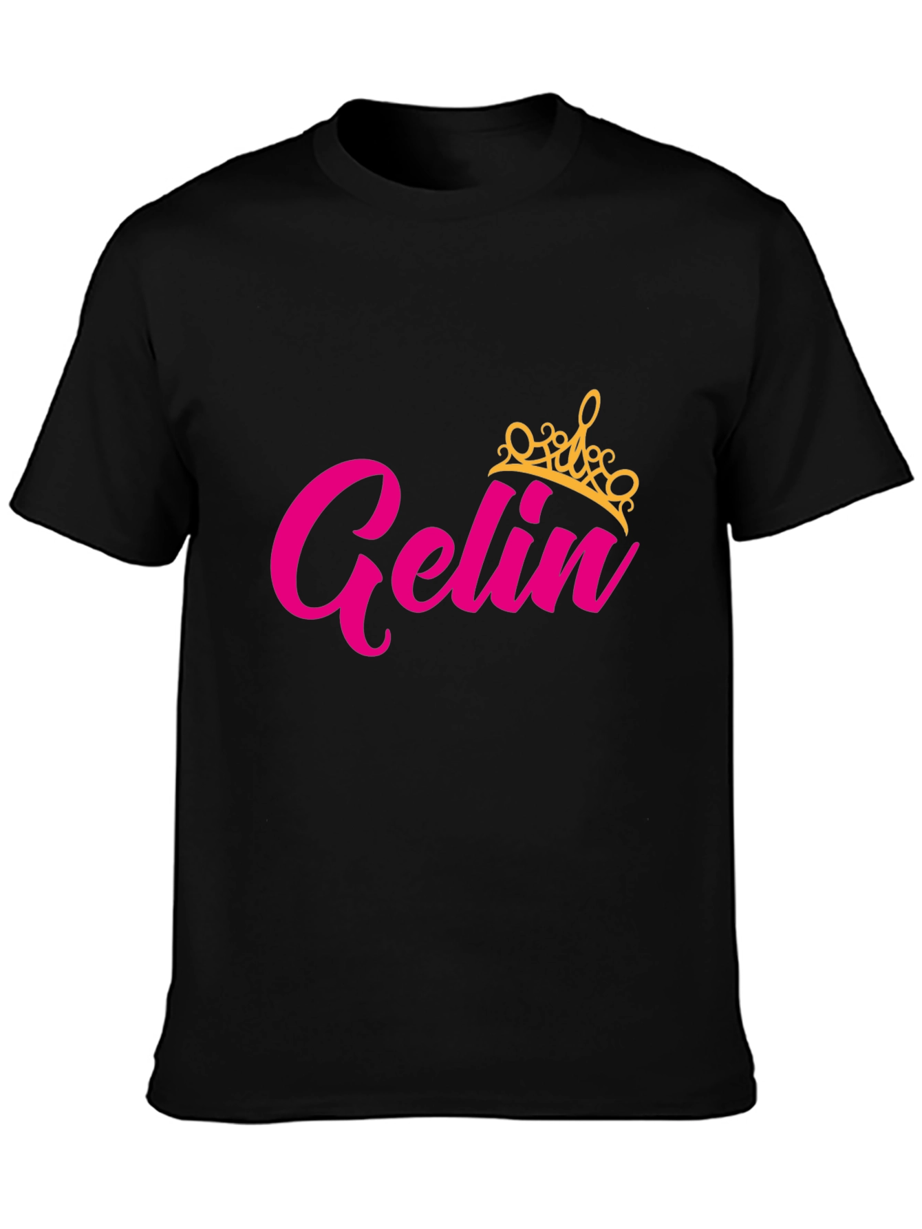 Black Gelin Crown Black T-Shirt view 3
