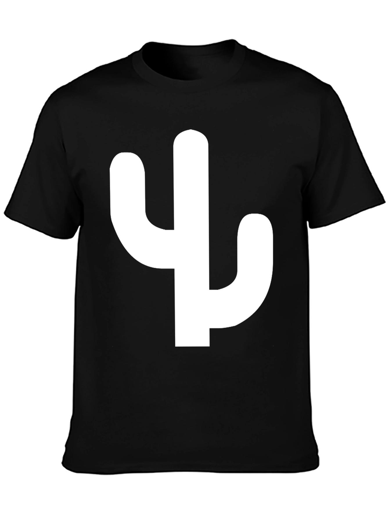 Black Black Cactus Graphic Tee - Unisex view 3