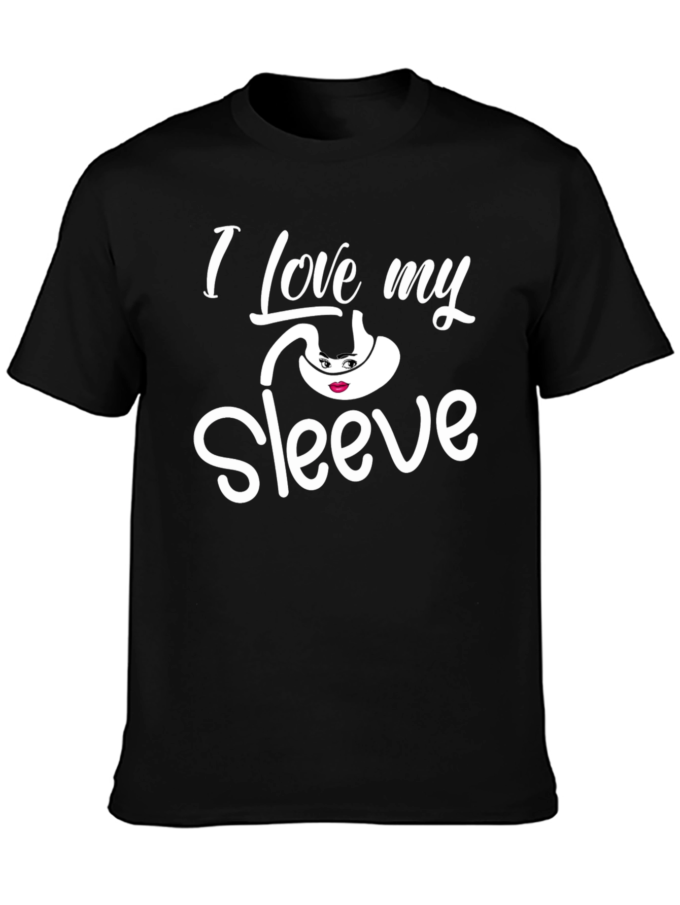 Black I Love My Sleeve T-Shirt - Gastric Sleeve Surgery view 3