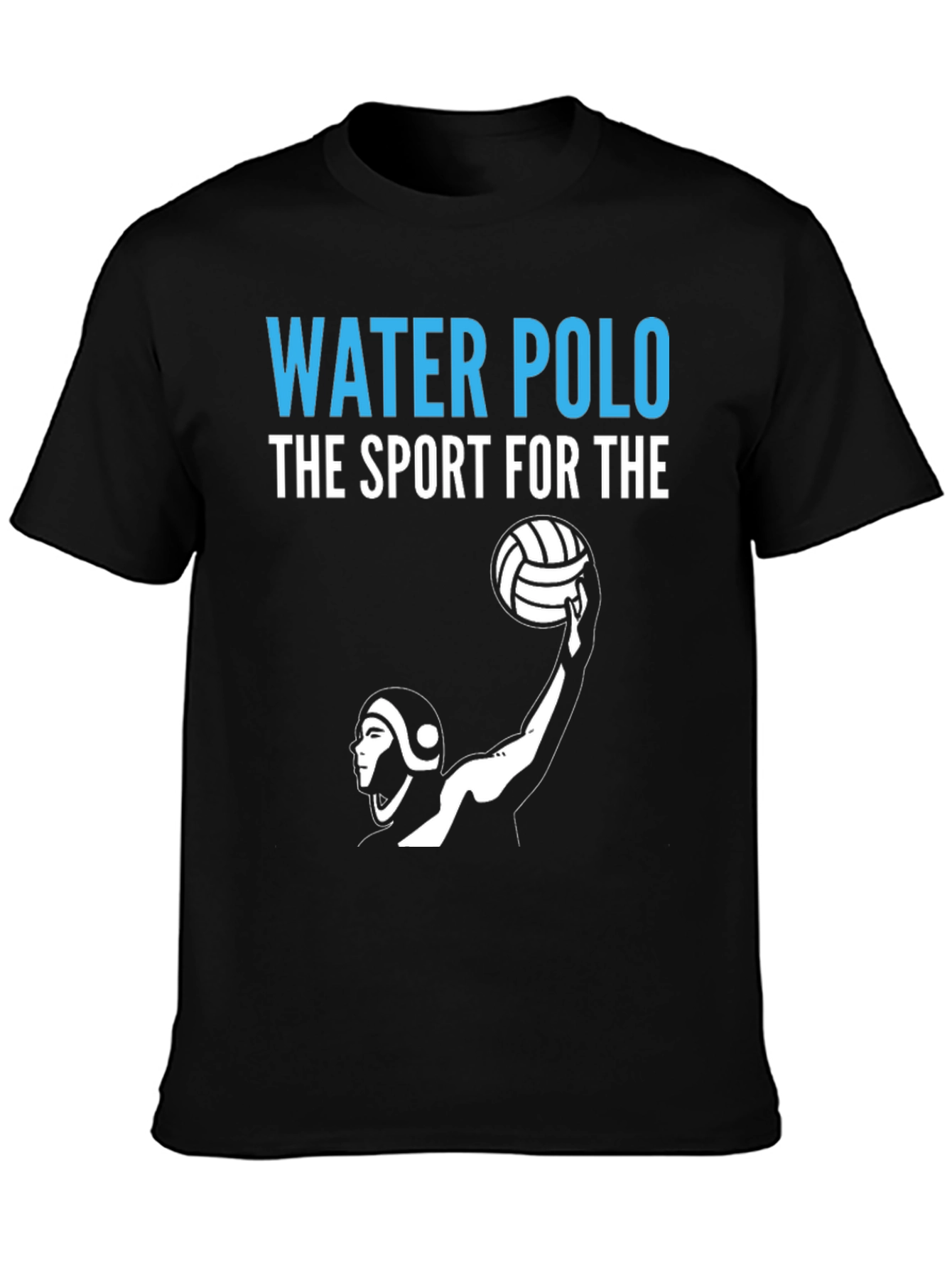 Black Water Polo T-Shirt - The Sport For The view 3