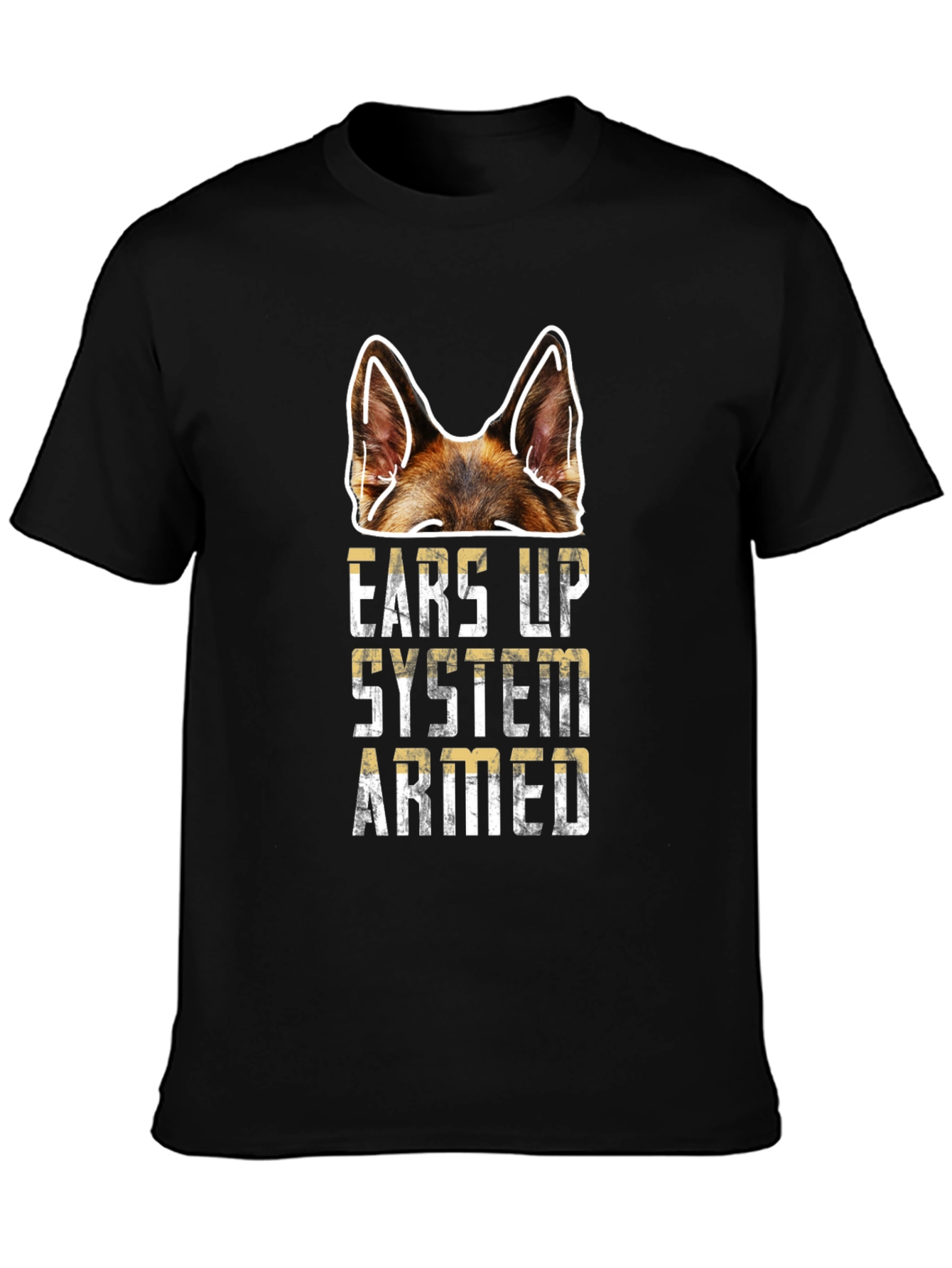 Black Ears Up System Armed Tee view 3