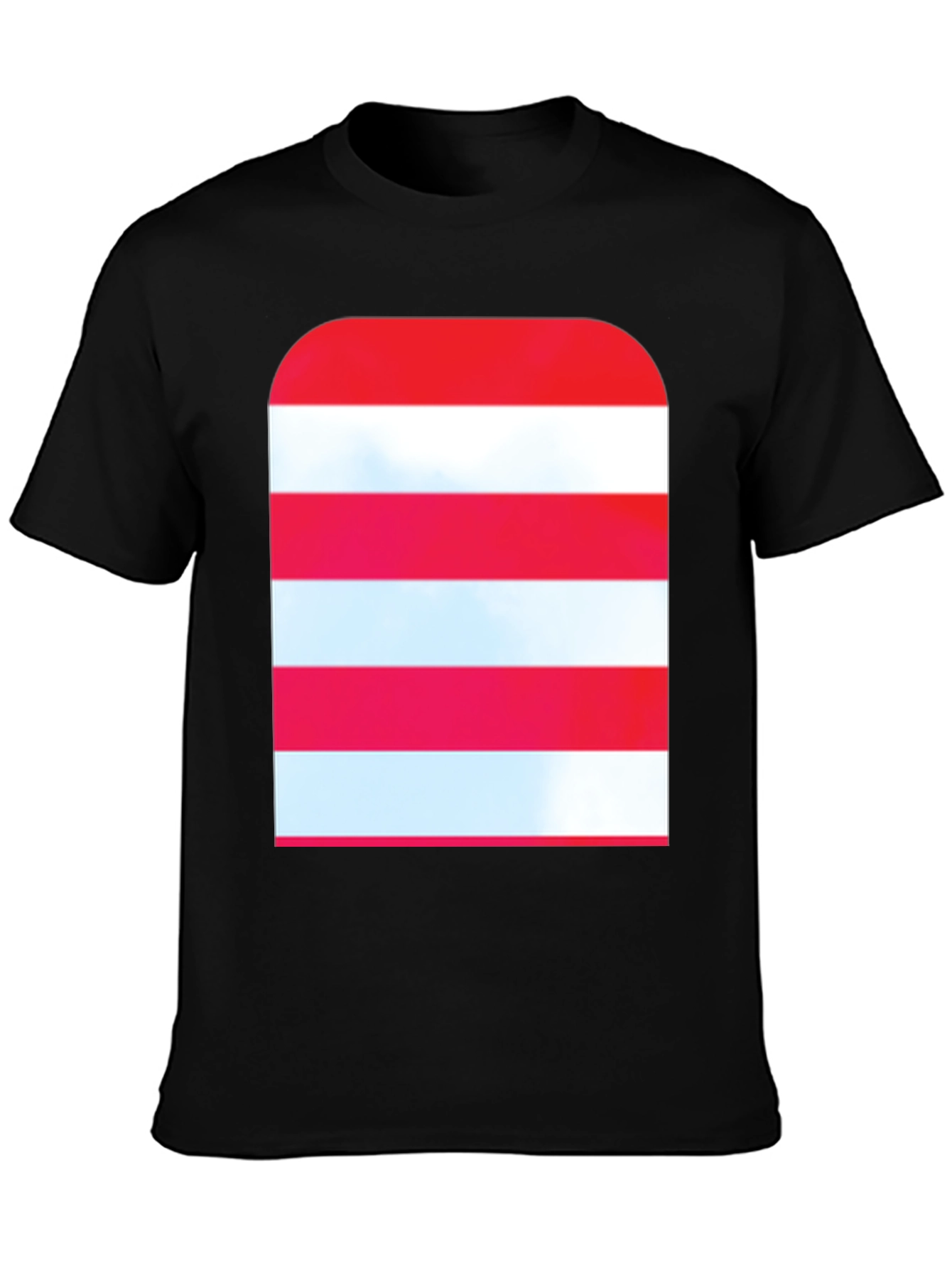 Striped Graphic Tee - Modern Casual Style - 3
