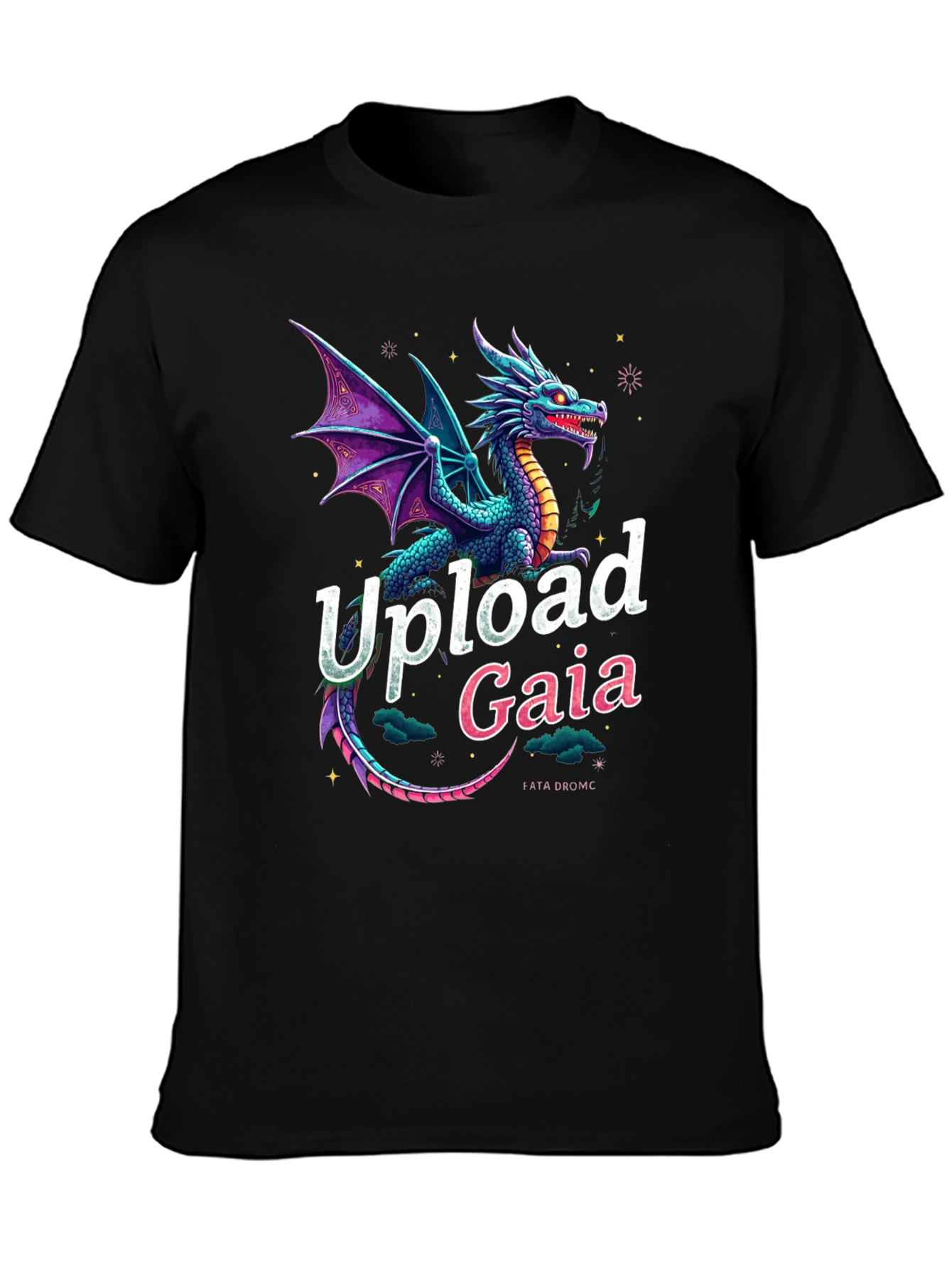 Black Dragon Graphic T-Shirt view 3