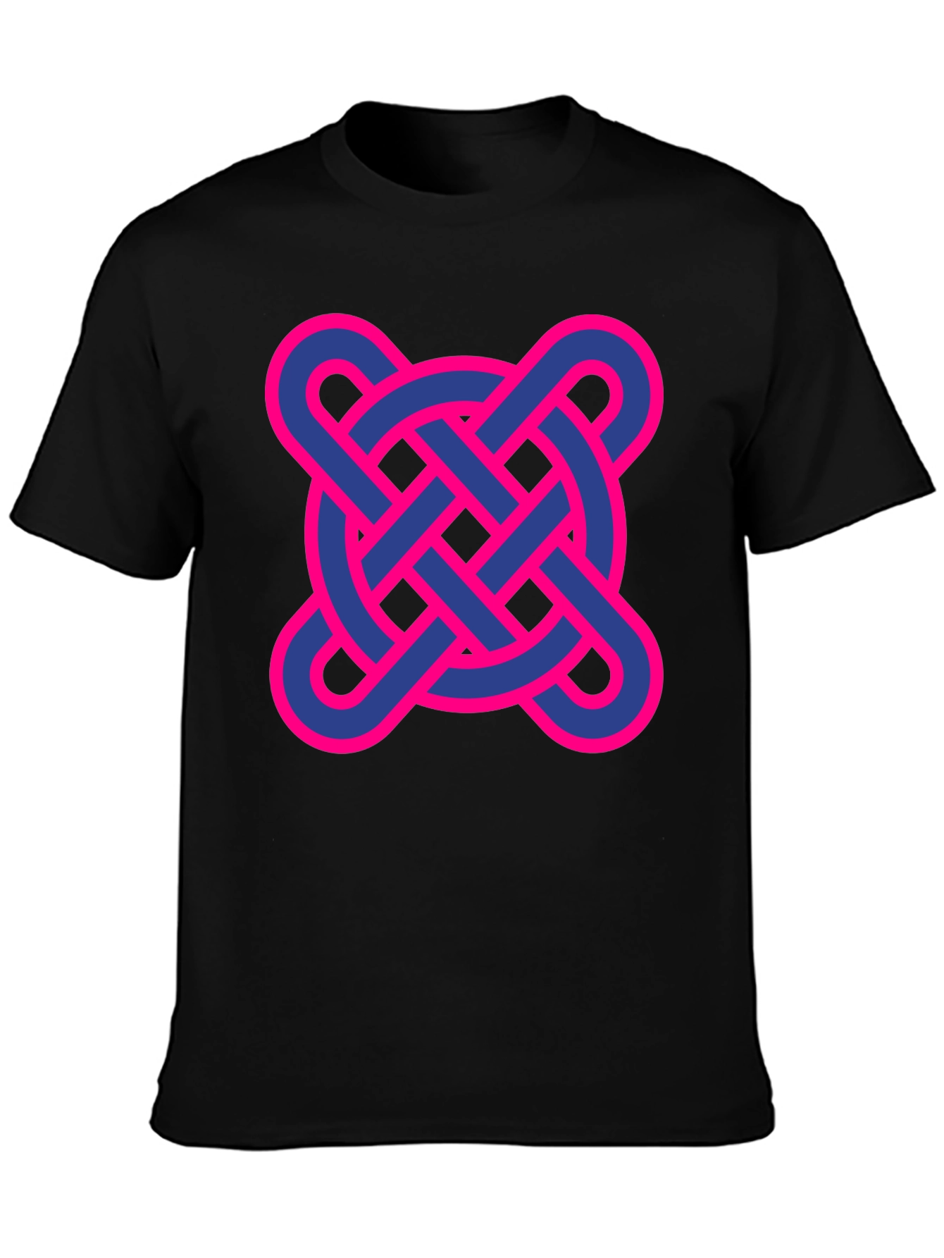 Black Adinkra Symbol Graphic T-Shirt - Black view 3