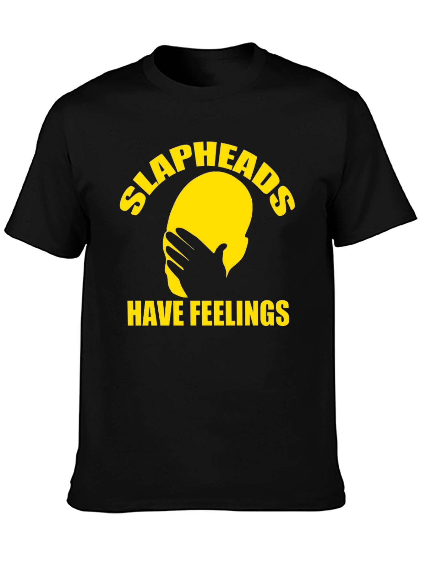 Black Slapheads Have Feelings Graphic Tee view 3
