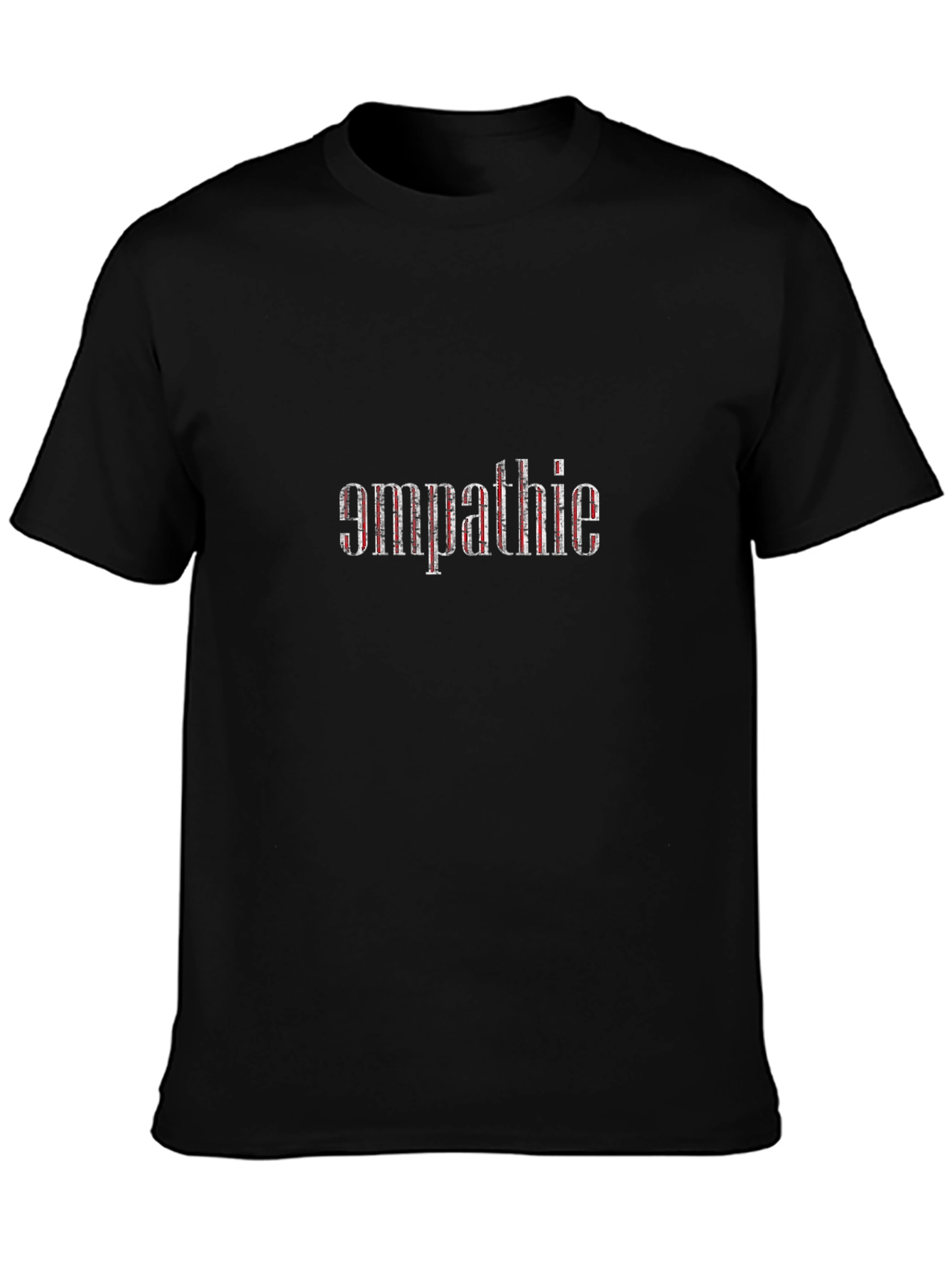 Black Empathie Graphic Tee - Stylish Comfort view 3