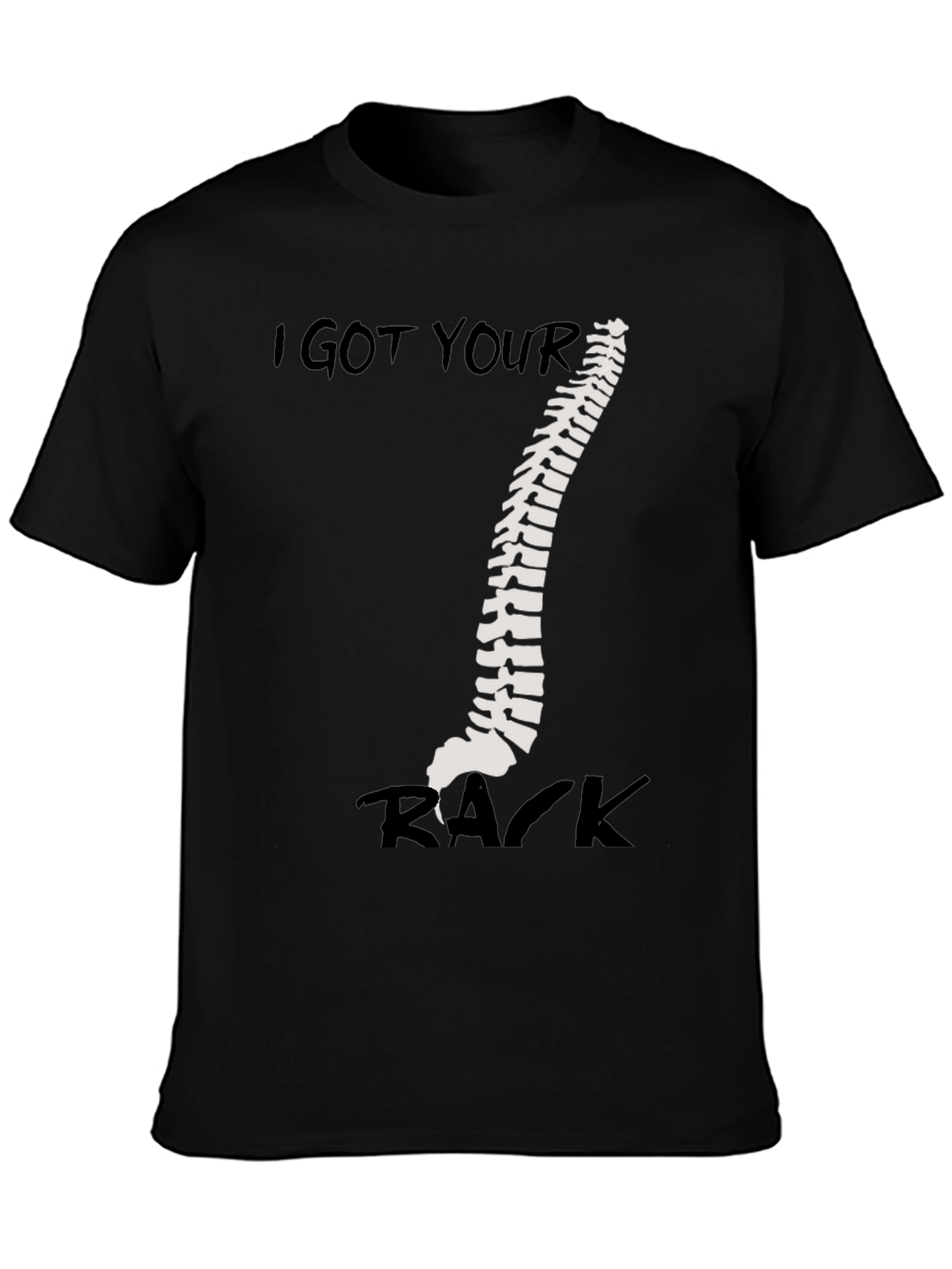 Black I Got Your Back T-Shirt view 3