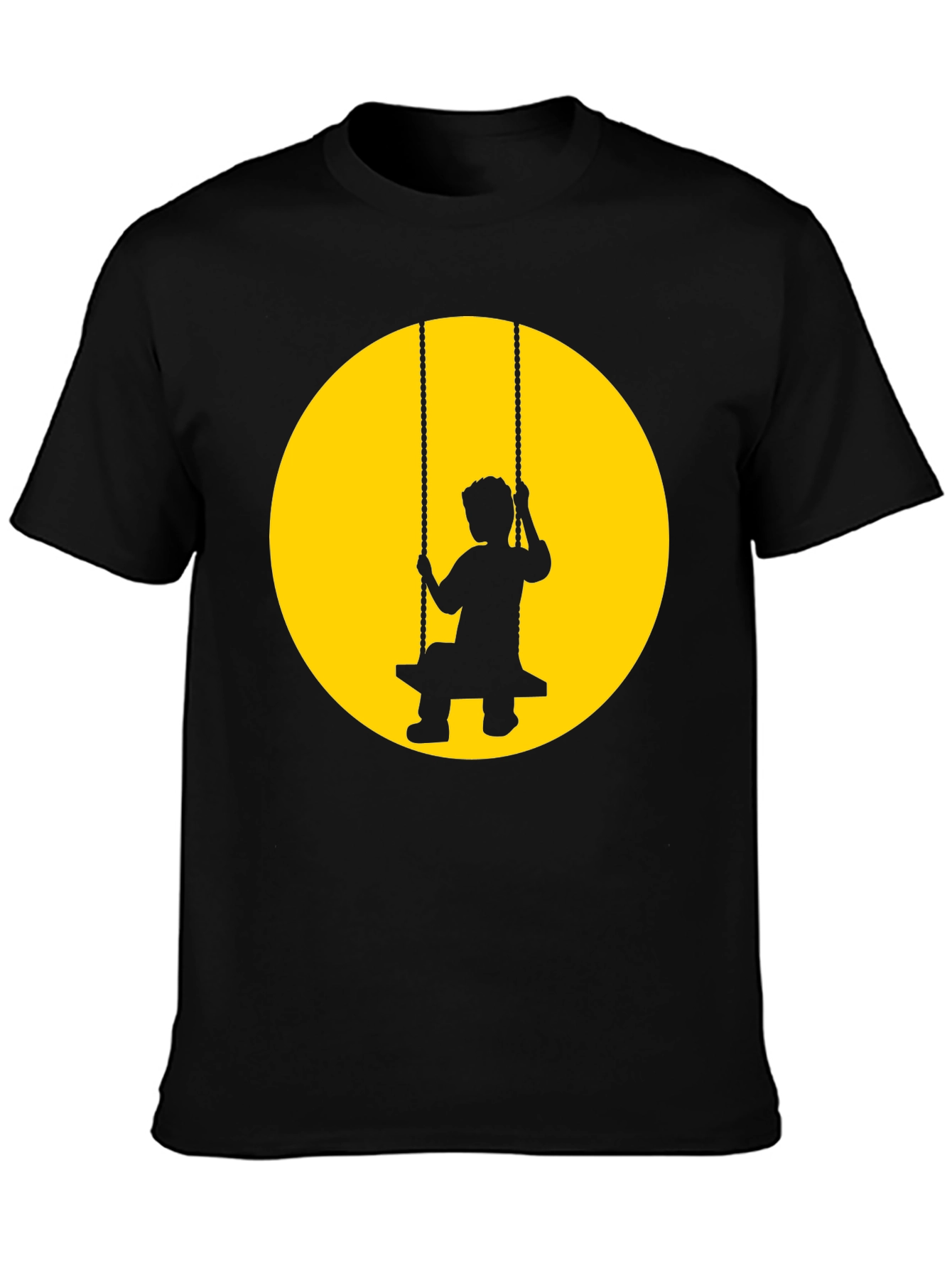 Black Silhouette Swing T-Shirt - Black view 3