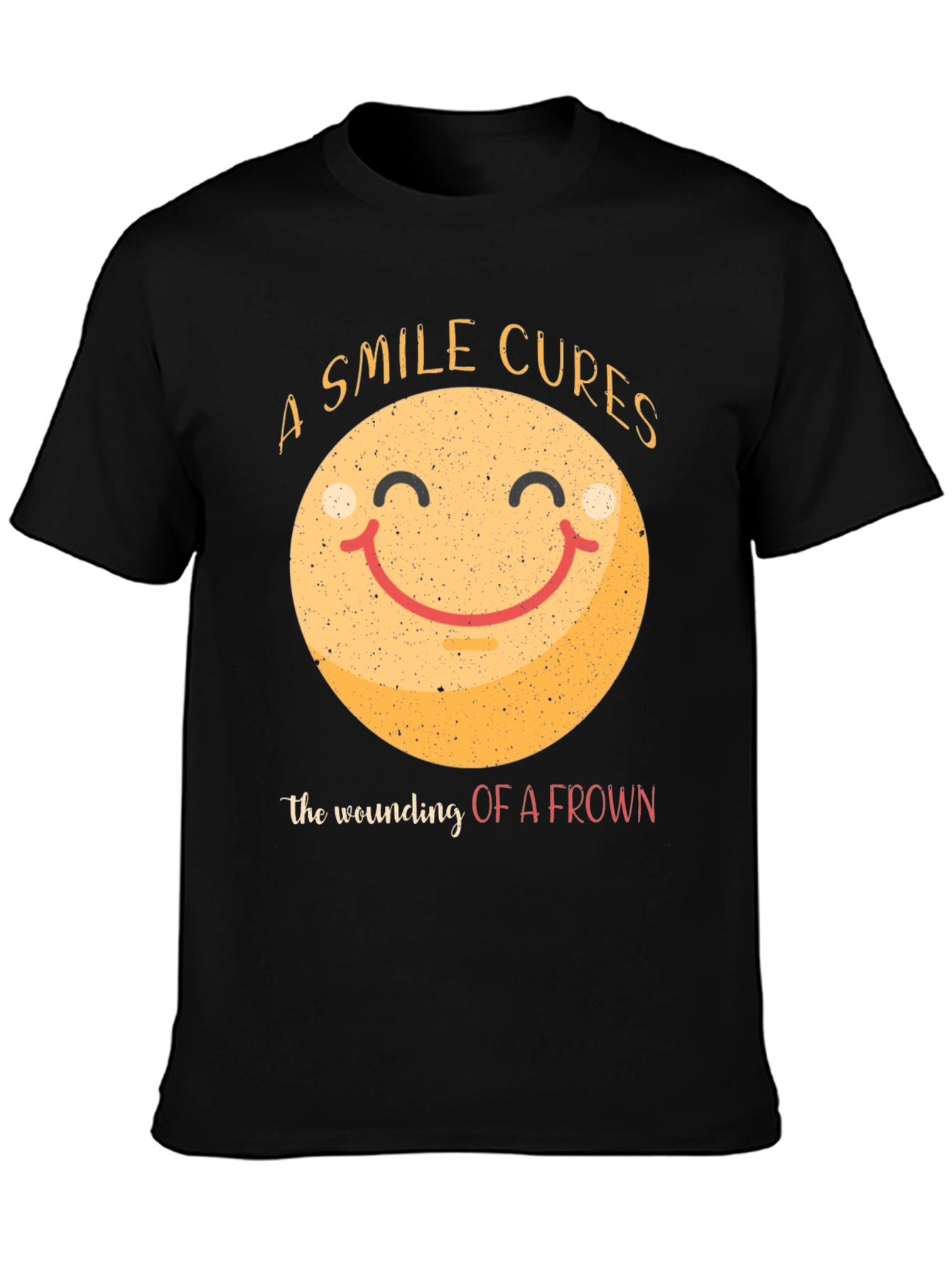Black Smile Cures Graphic T-Shirt - Black view 3