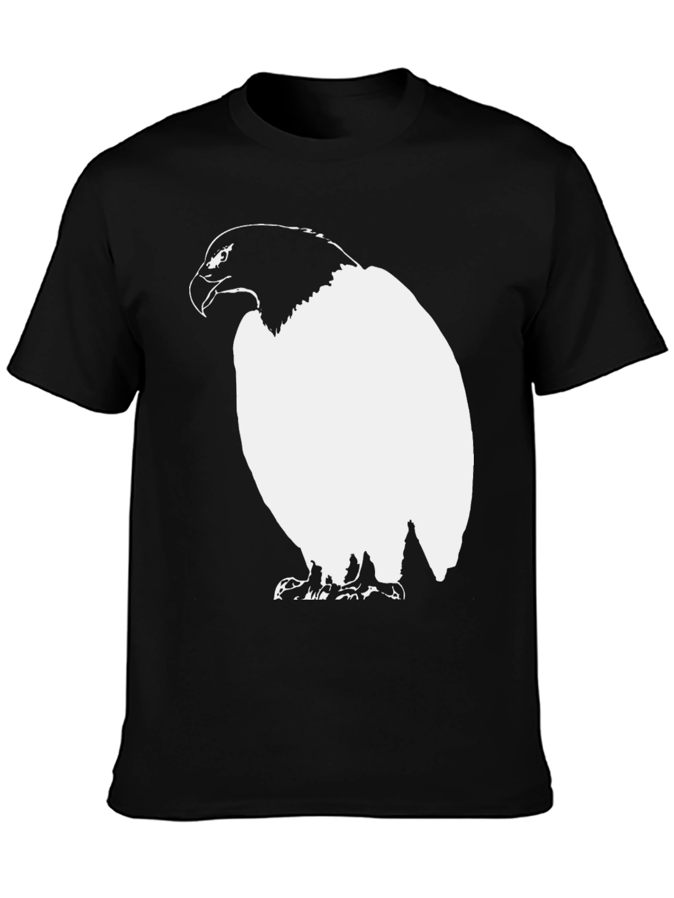 Black Eagle Graphic Black T-Shirt view 3