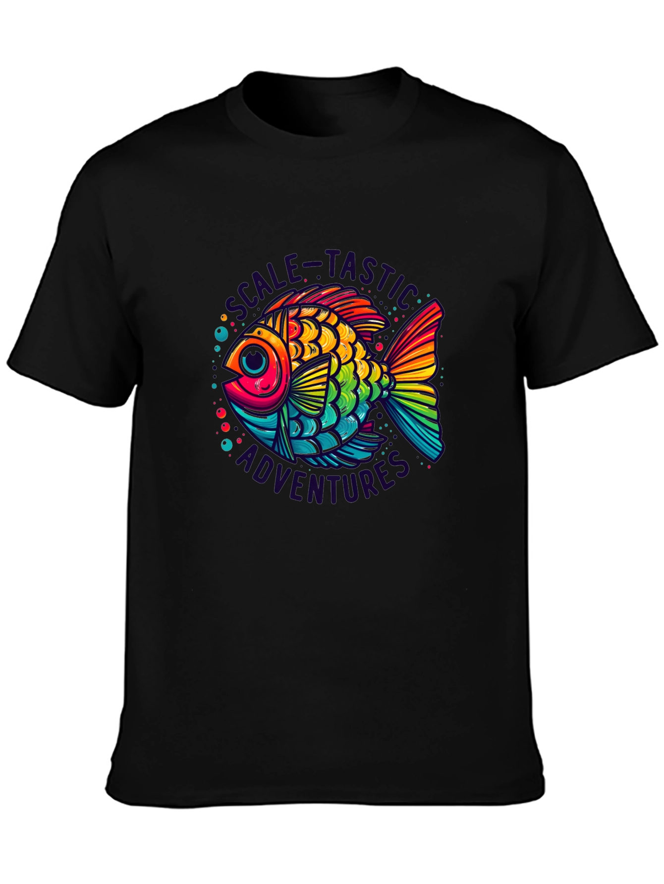 Rainbow Fish Scale-Tastic Adventures Graphic Tee - 3
