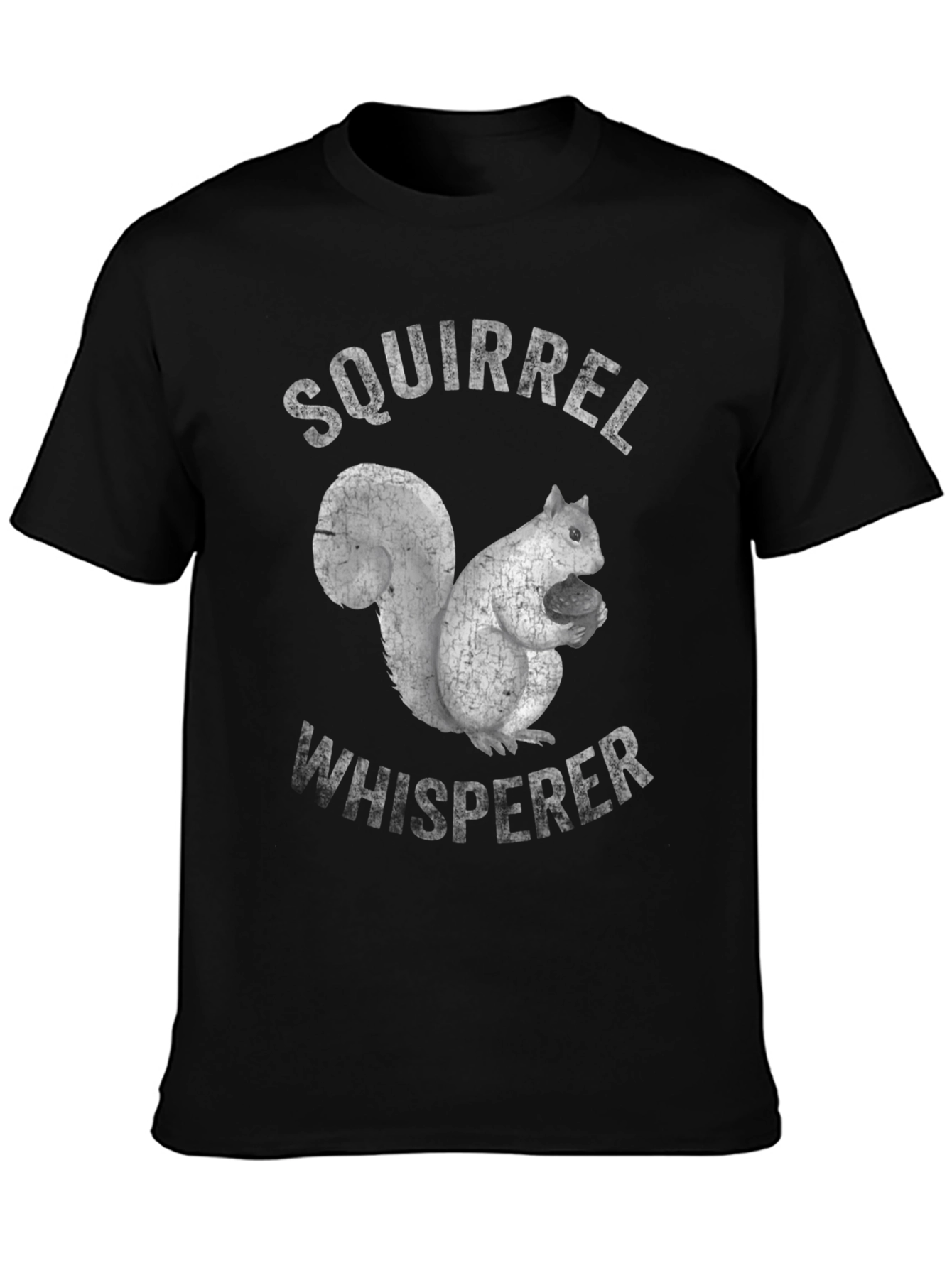 Black Squirrel Whisperer T-Shirt - Funny Animal Tee view 3
