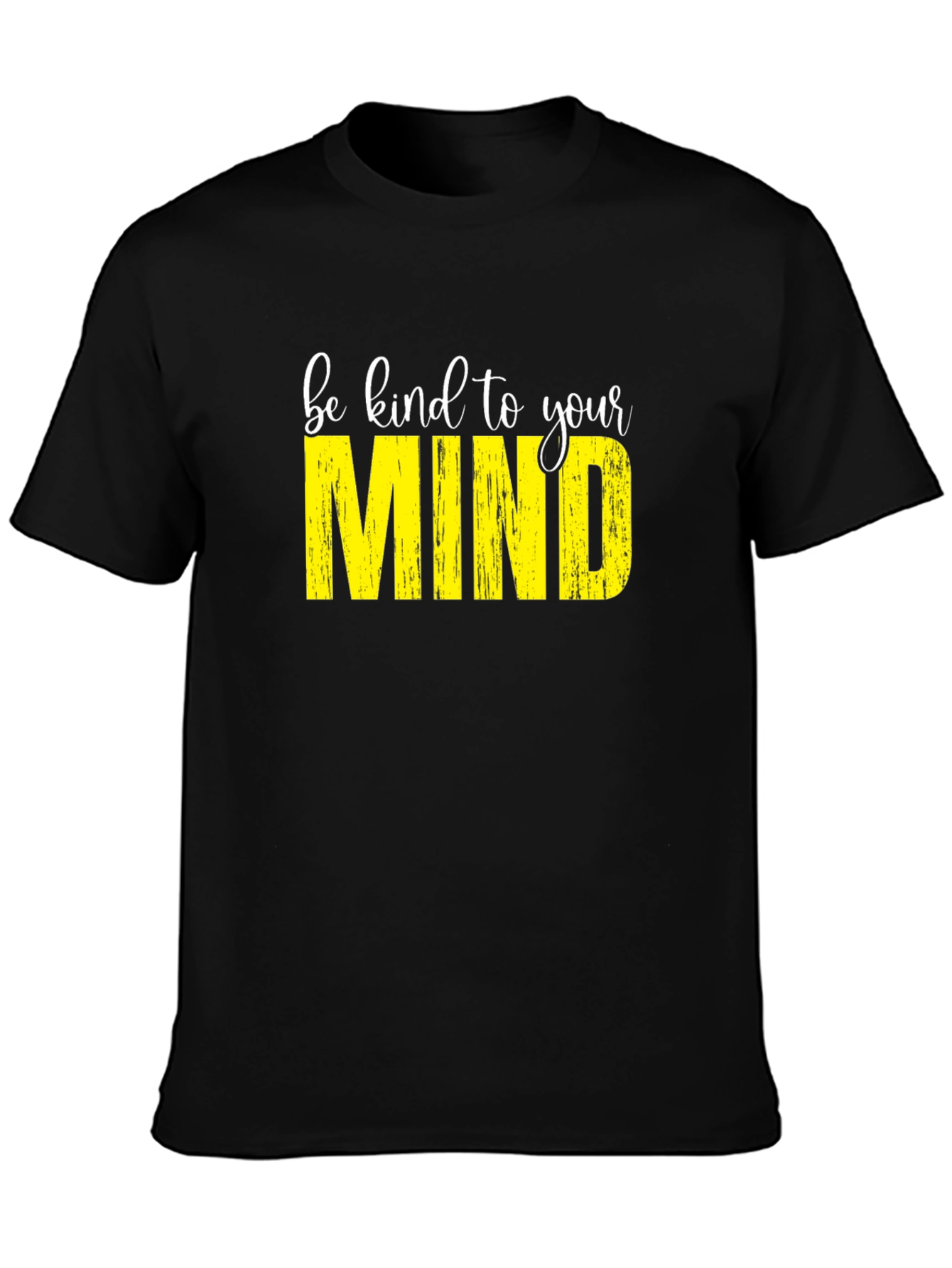 Black Be Kind To Your Mind T-Shirt view 3